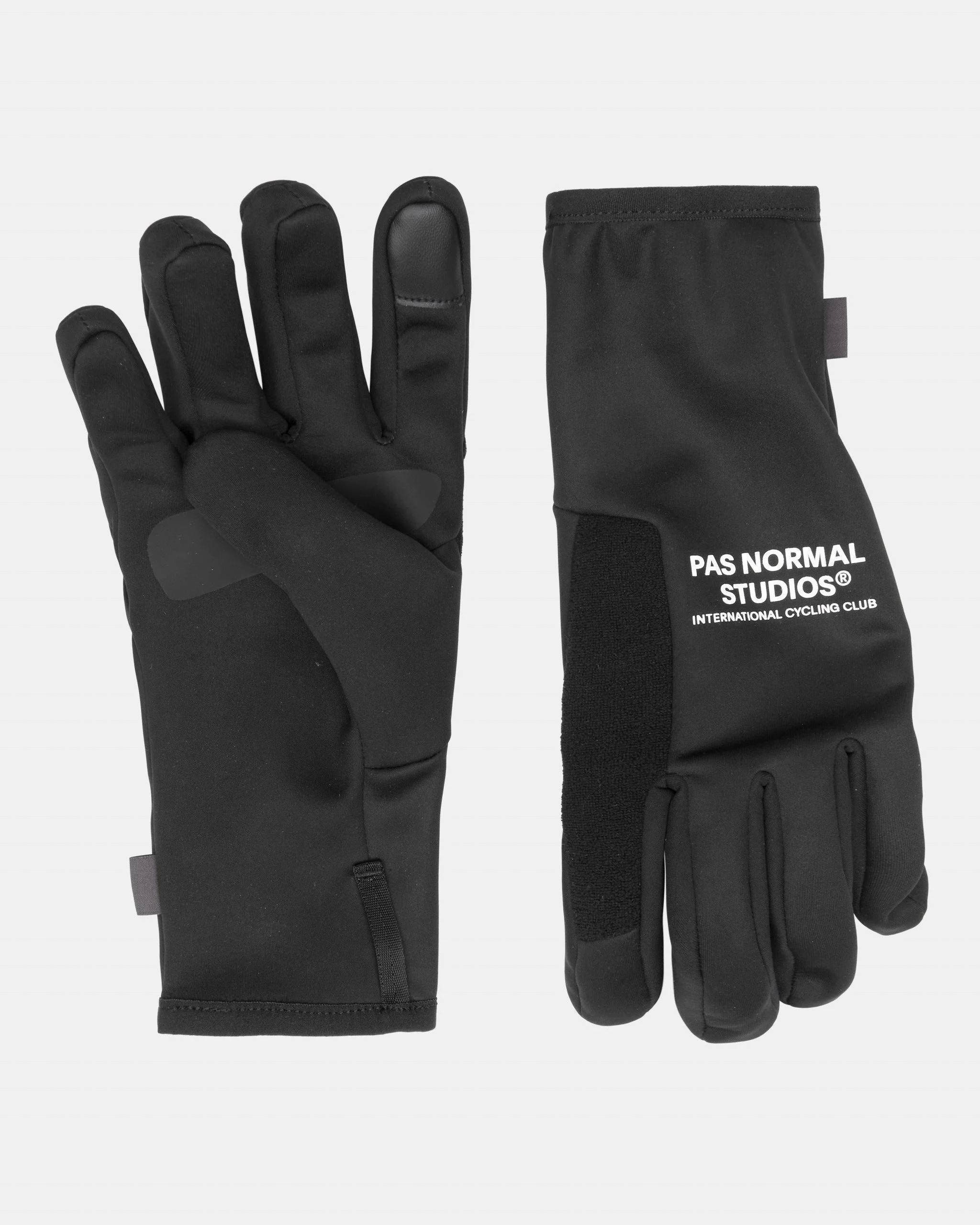 PAS NORMAL STUDIOS Logo Thermal Gloves Black — Cycle Store Zurich