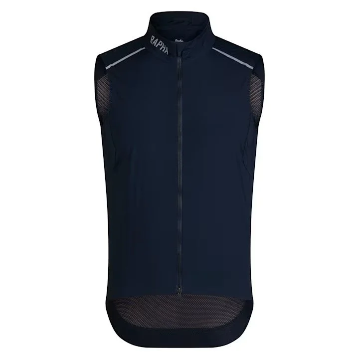 RAPHA Pro Team Lightweight Gilet II Navy/Silver Men — Cycle Store