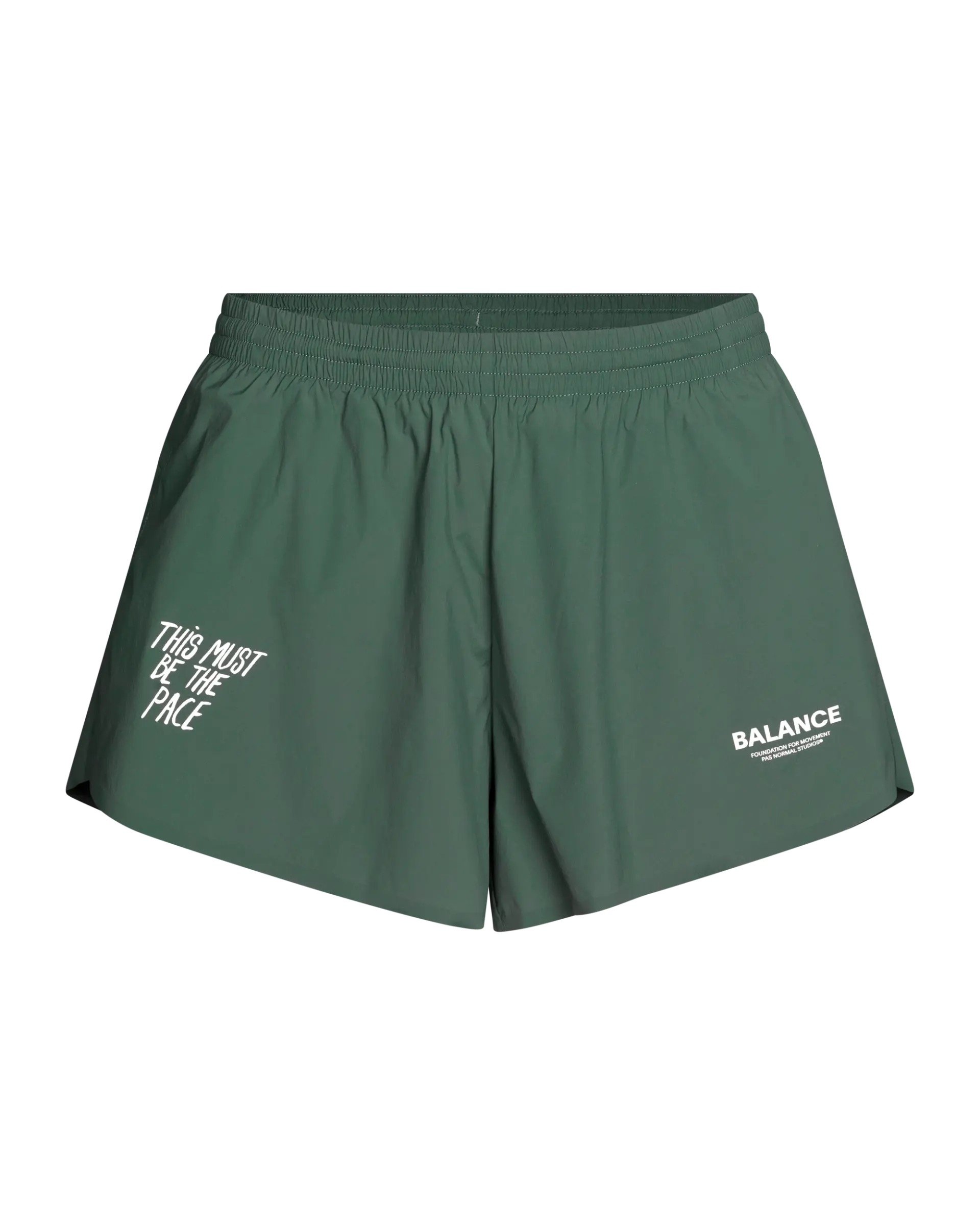 PAS NORMAL STUDIOS Balance Shorts Forest Green Women