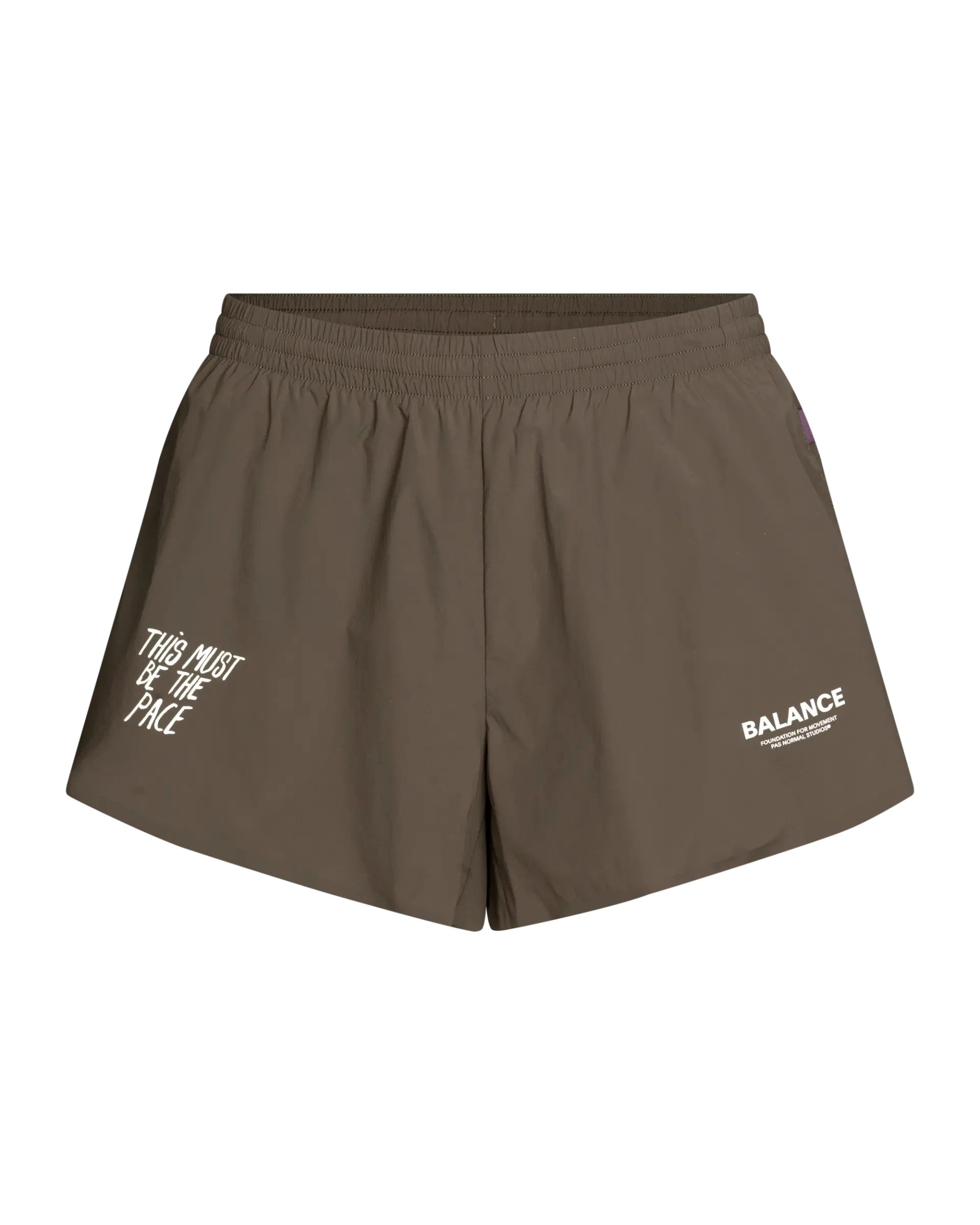 PAS NORMAL STUDIOS Balance Shorts Dusty Brown Women