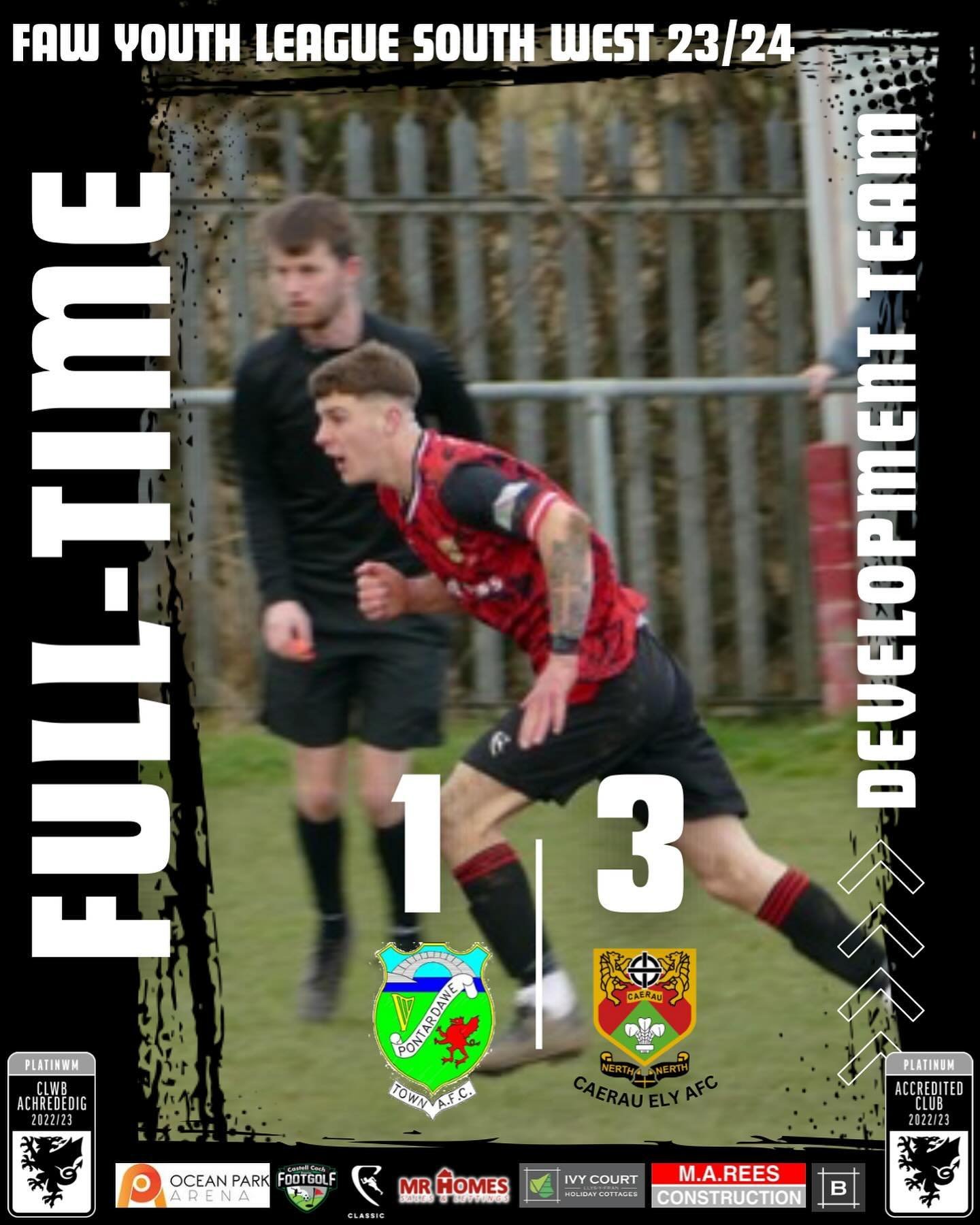 Our Development Team come away with 3 points today as they competed against @trefpontardawe 
A tough away fixture with the opposition not giving up until the final whistle.
#youngguns #whereyoubelong