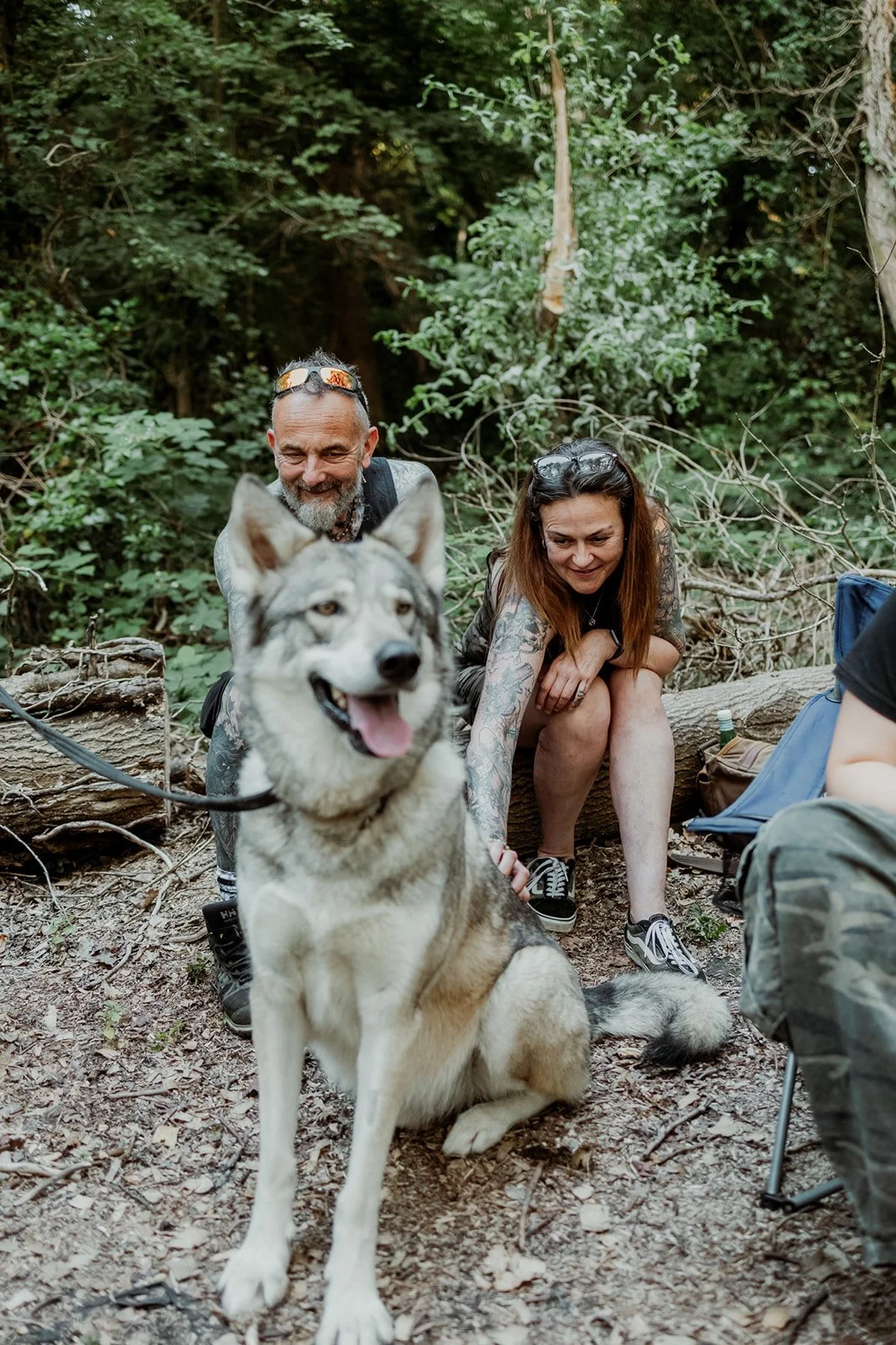 mingling with guests