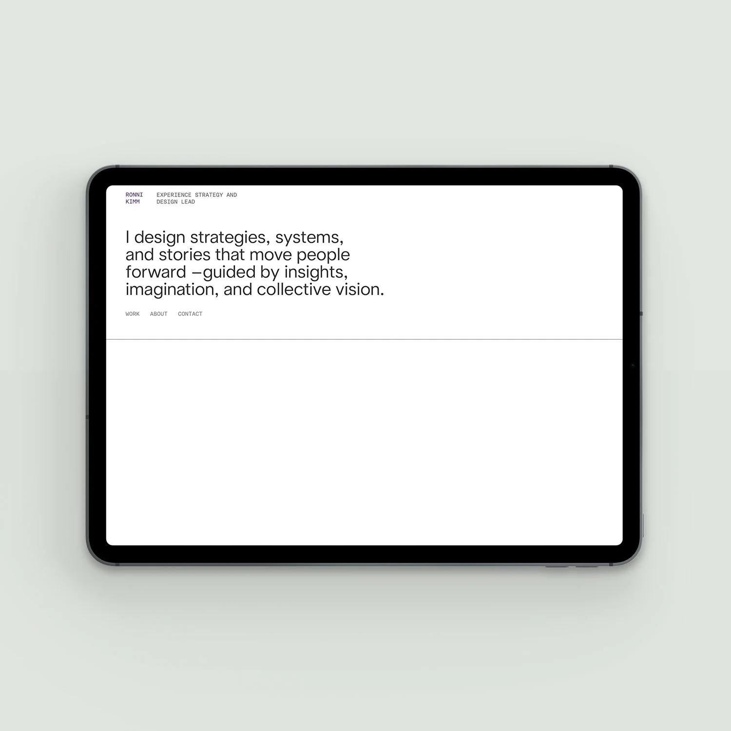 Ronni Kimm 
Design and Innovation Strategist, Los Angeles