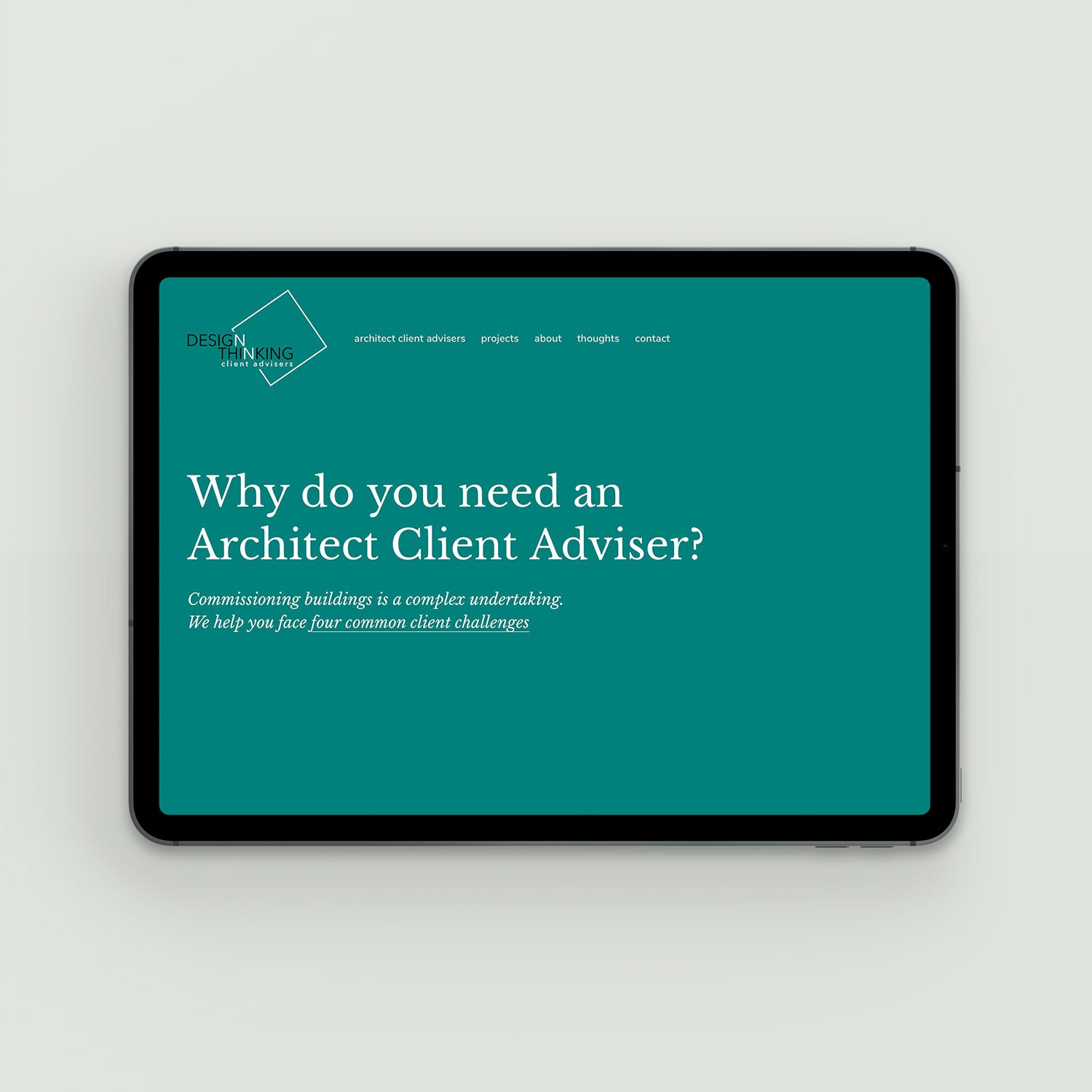Design Thinking Client Advisers 
Architecture Advisory, London