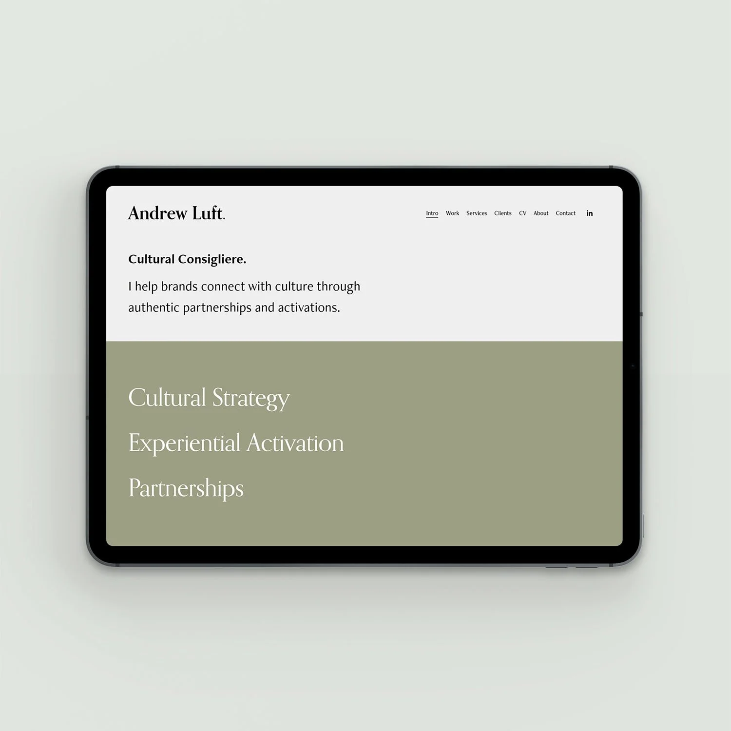 Andrew Luft 
Marketing Creative, Los Angeles