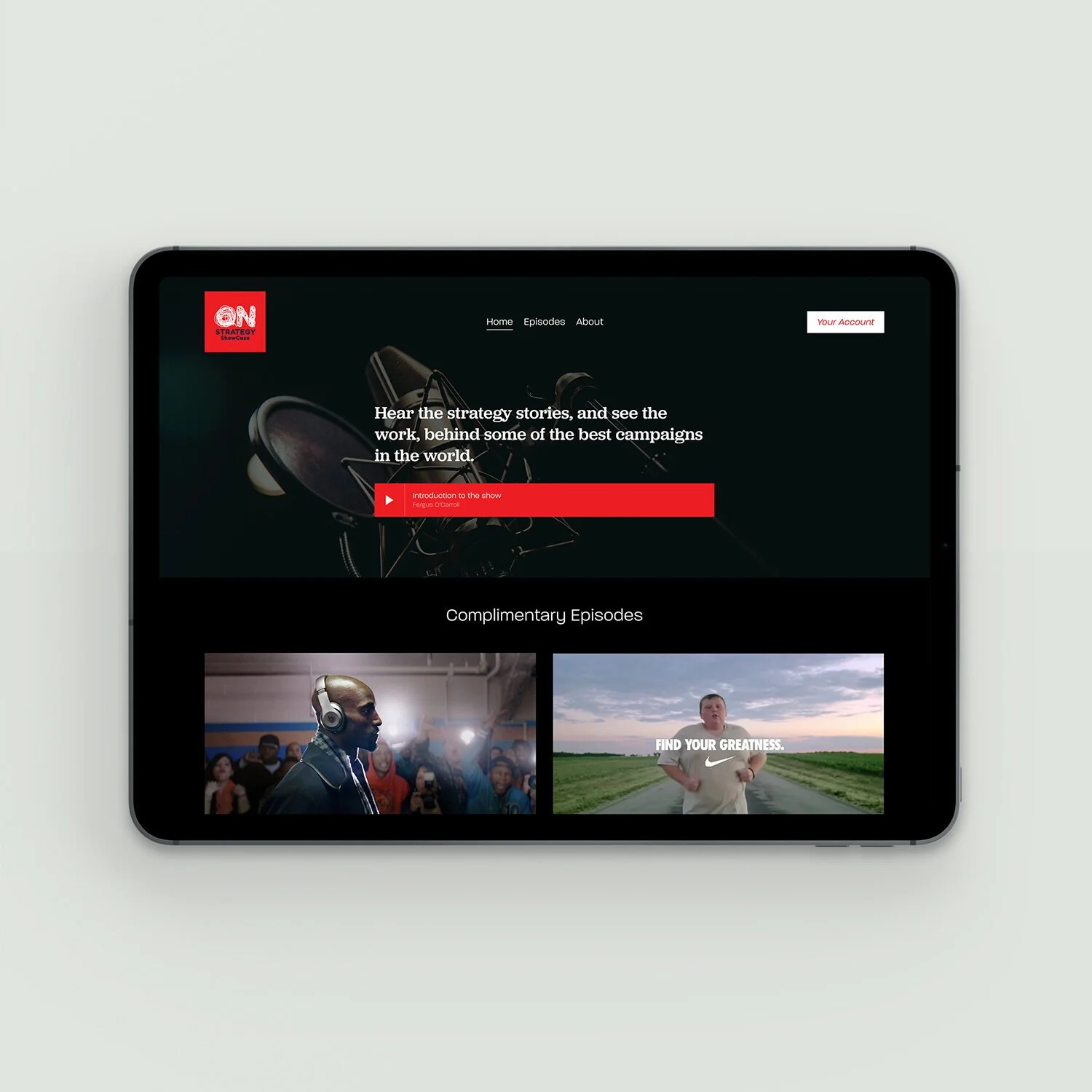 On Strategy Showcase 
Podcast Show, Chicago