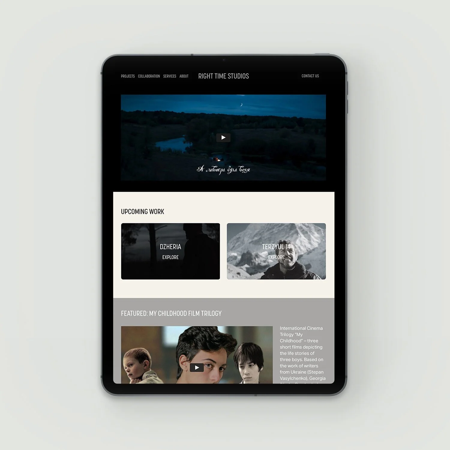 Right Time Studios 
Purpose-Driven Film Production, Kyiv