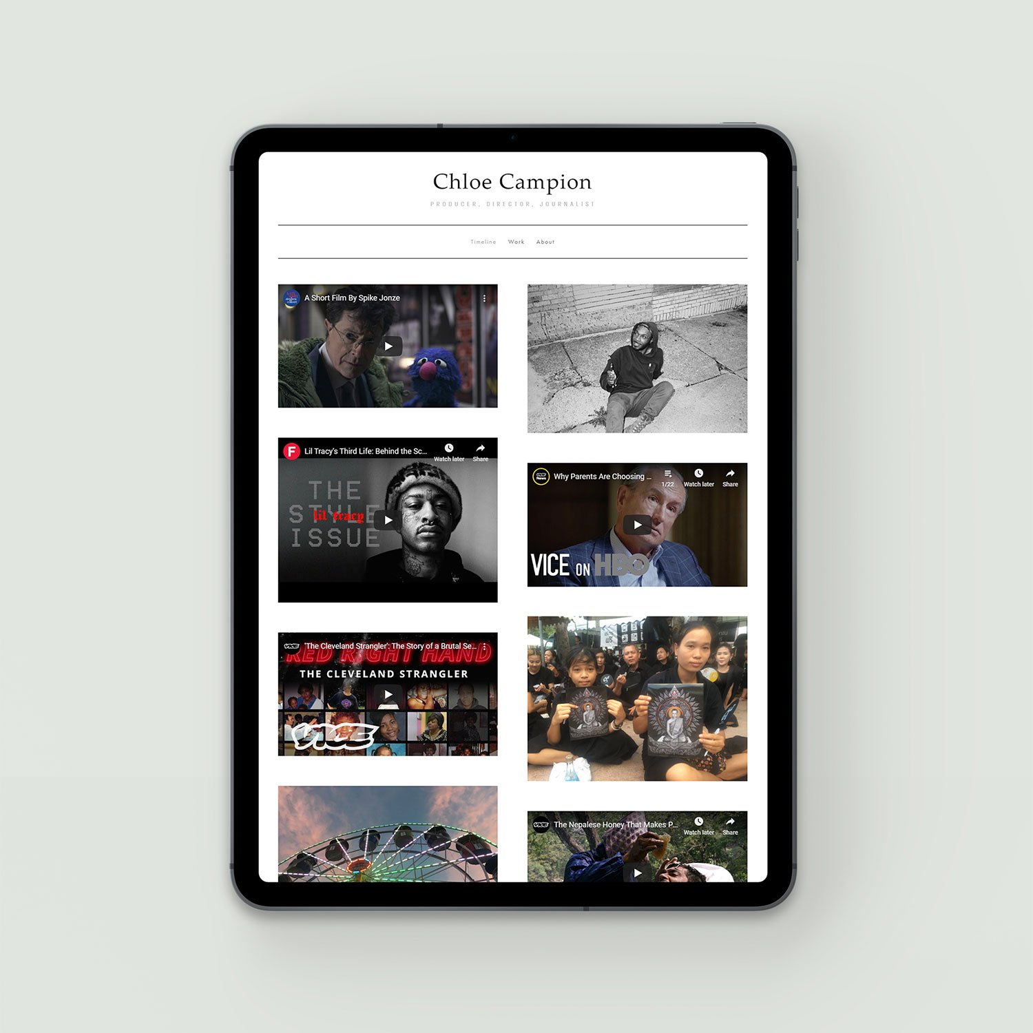 Chloe Campion 
Producer, New York