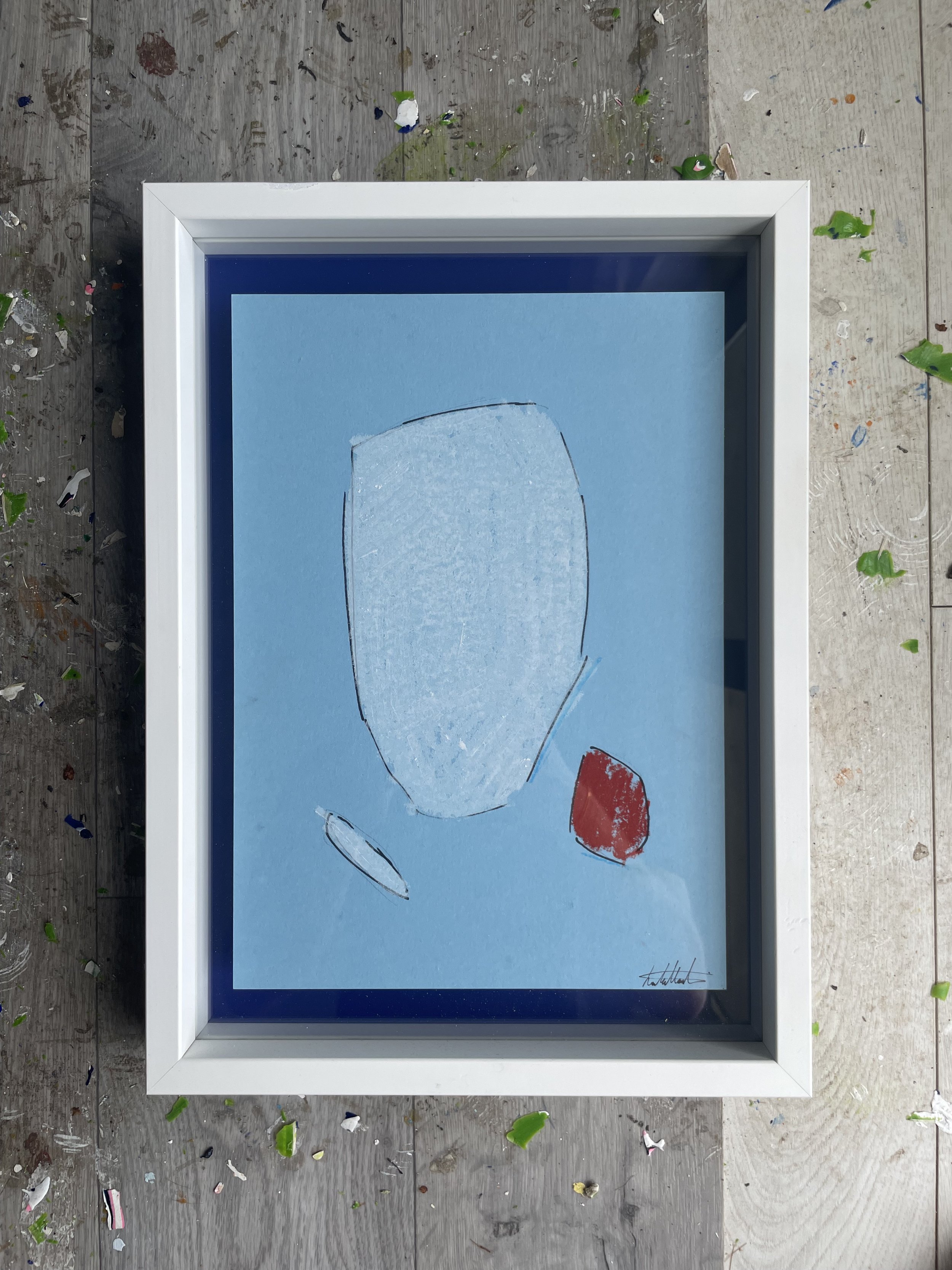 Blue + White