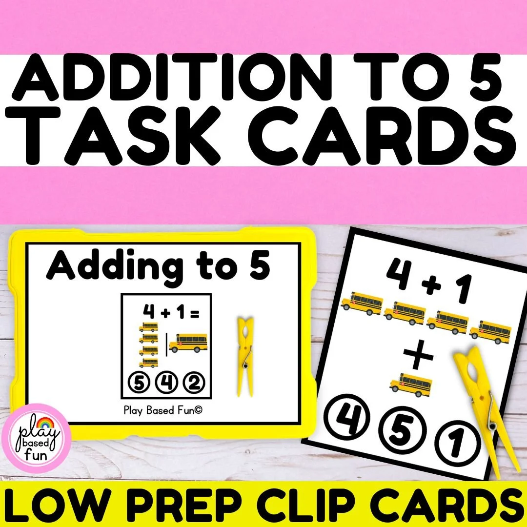 BACK TO SCHOOL TASK BOXES SPECIAL EDUCATION, ECSE PREK KINDERGARTEN MATH CENTERS