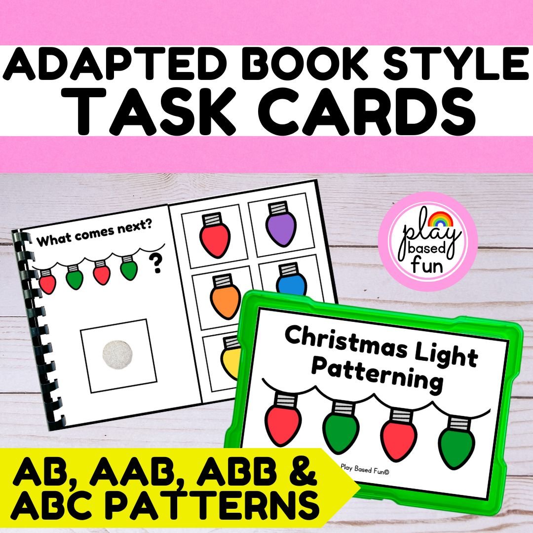 2D Shapes Geometry Math Task Cards for Special Education Work Task