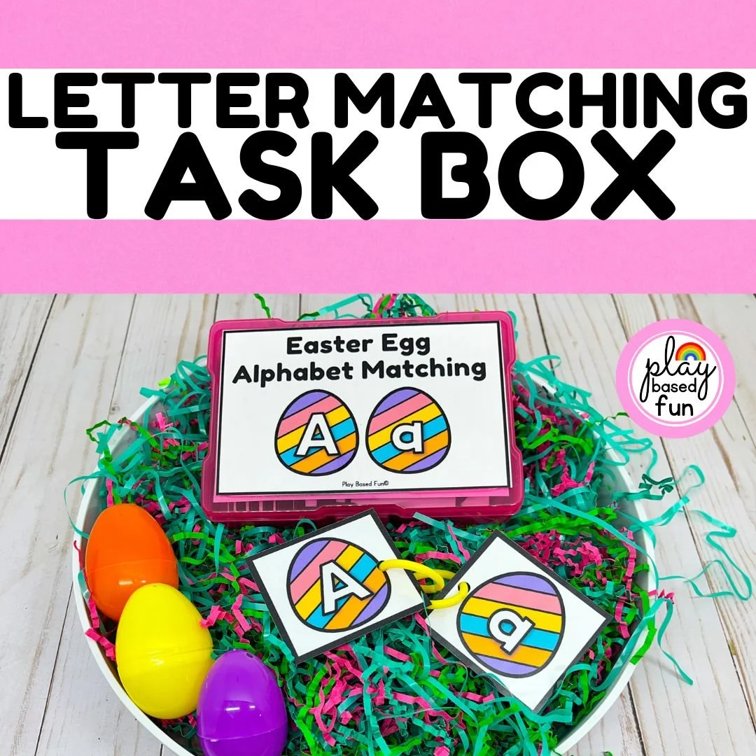 FREE EASTER TASK BOXES, SPECIAL EDUCATION, PRESCHOOL, KINDERGARTEN, LITERACY