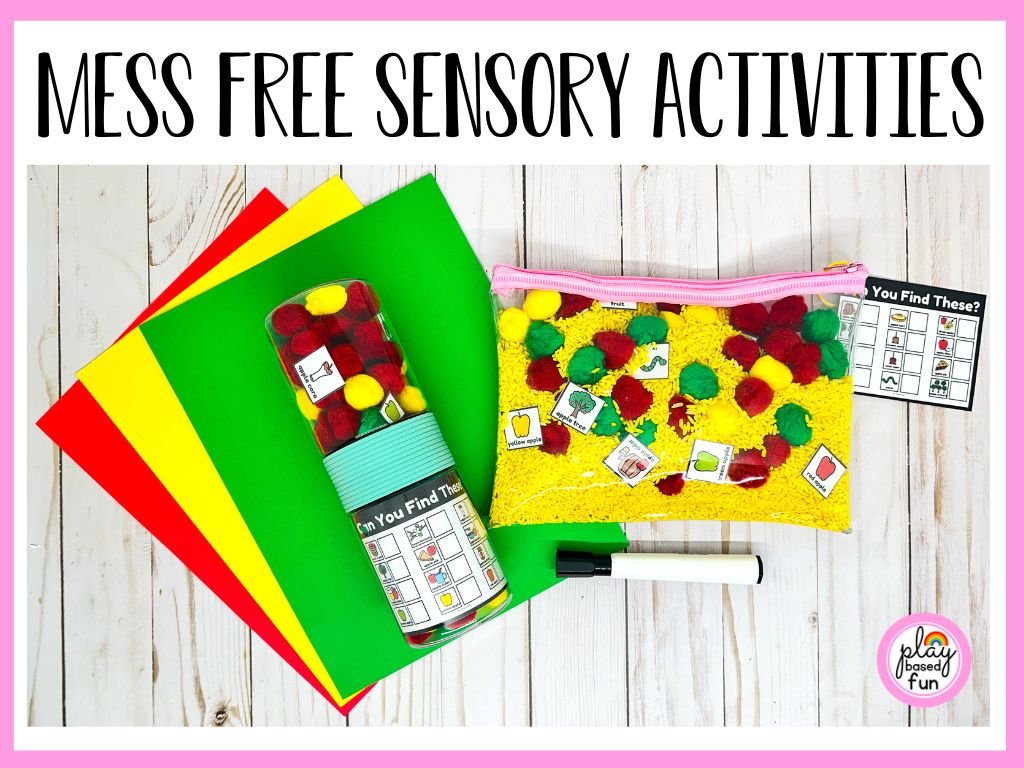 Free Sensory Bin Printables for Fall