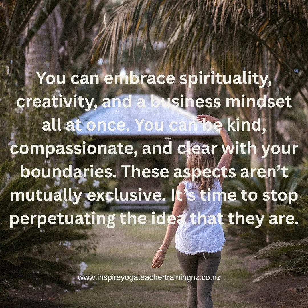 You can embrace spirituality, creativity, and a business mindset simultaneously. It&rsquo;s time to stop treating these as exclusive. Your work can be deeply rooted in mindful presence and compassion while you offer valuable services, earn an income,