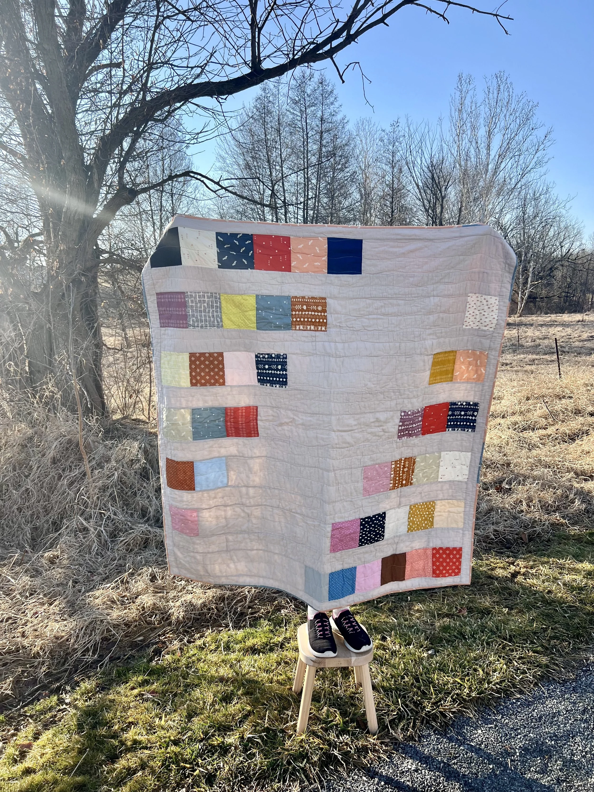 Boho Bar Graph Quilt