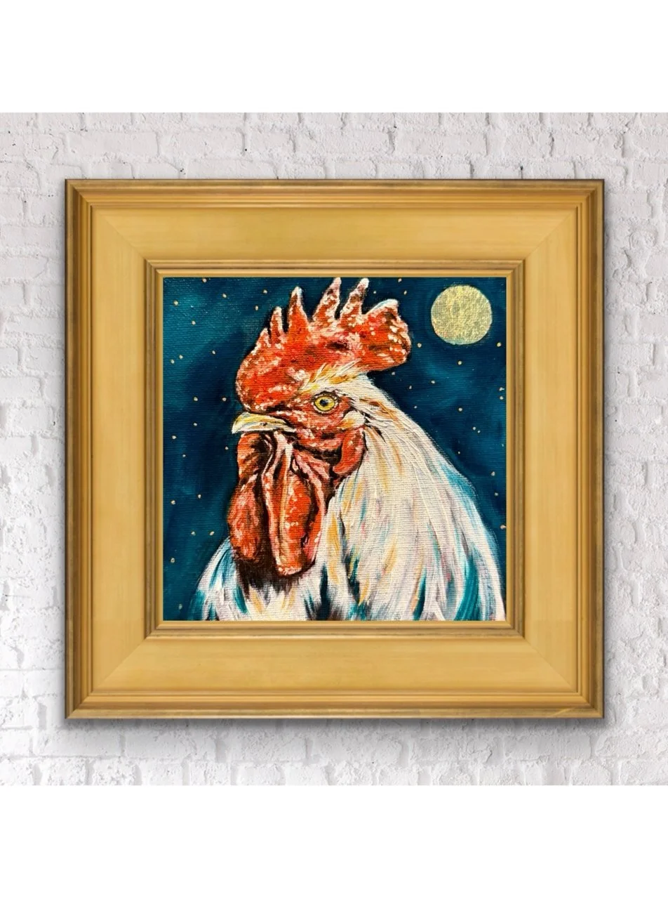 Day 13 of 100 Rooster, Nesty Luna Art 2.jpg