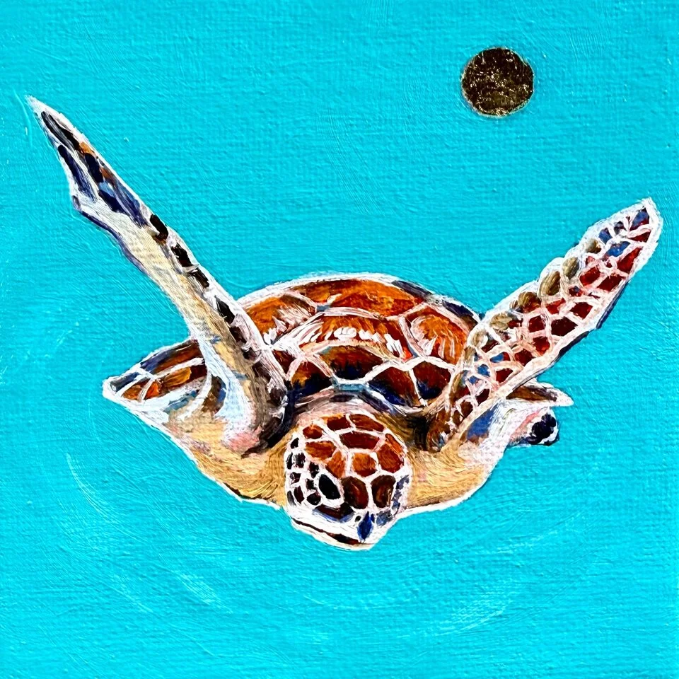 Day 20 of 100 Turtle, Nesty Luna Art.jpg