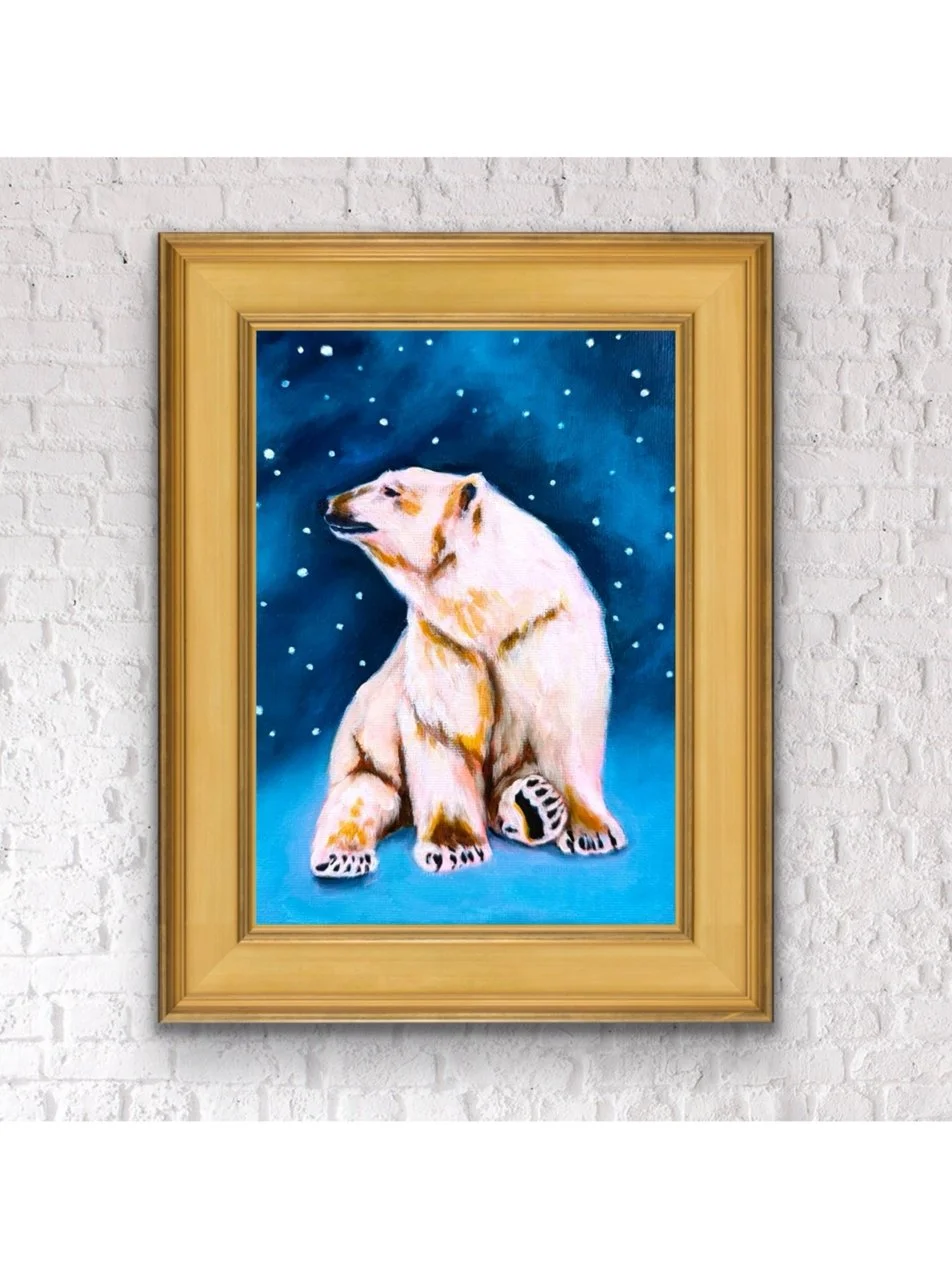 Day 16 of 100 Polar Bear, Nesty Luna Art 2.jpg