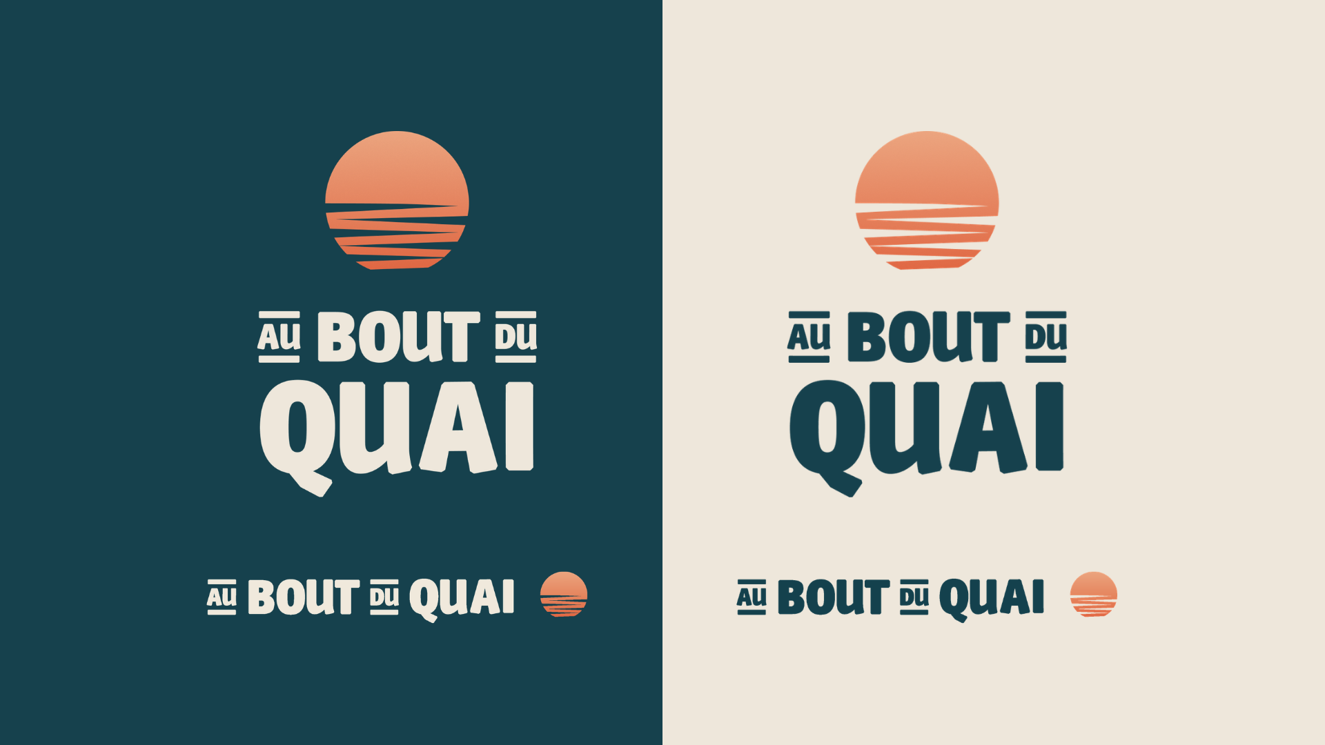Identité Visuelle – Au bout du Quai