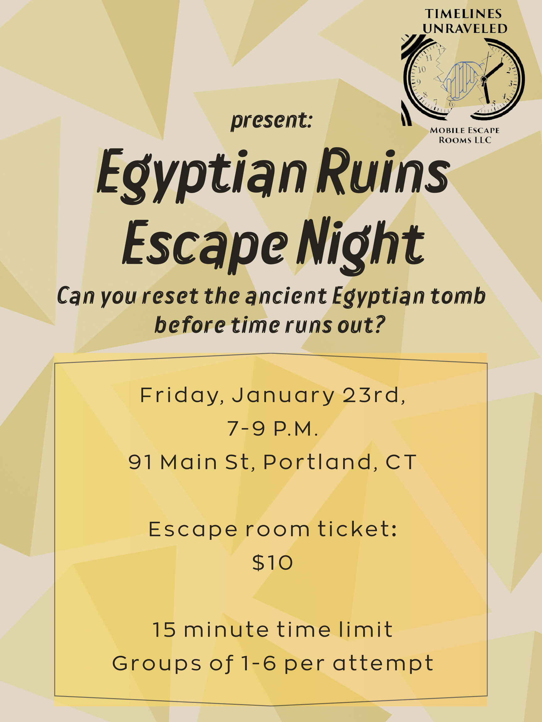 Egyptian Ruins Escape Night