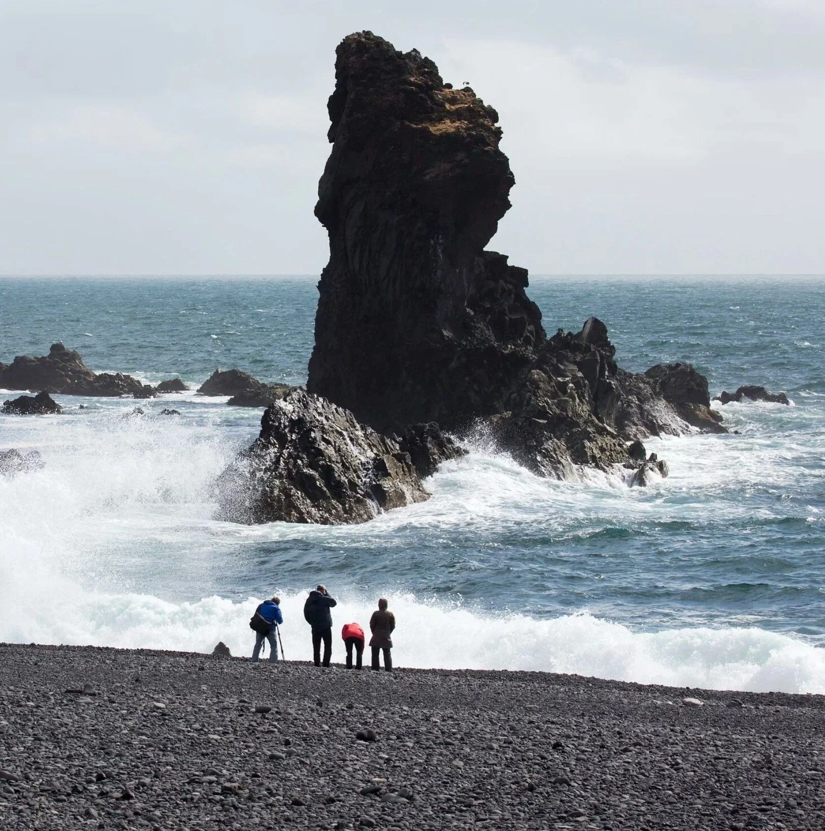 Coastline of the Snæfellsnes peninsula in West Iceland
