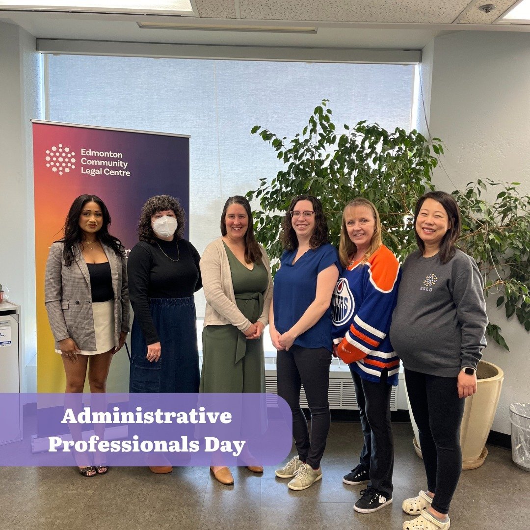 Happy #AdministrativeProfessionalsDay! Today is the day that we celebrate a little more for the people who keep everything running smoothly at ECLC. ⁠
⁠
Thank you to Wen, Sainthavi, and Ainsley, and Hayley, Amanda, Sheila, and Tanya for supporting th