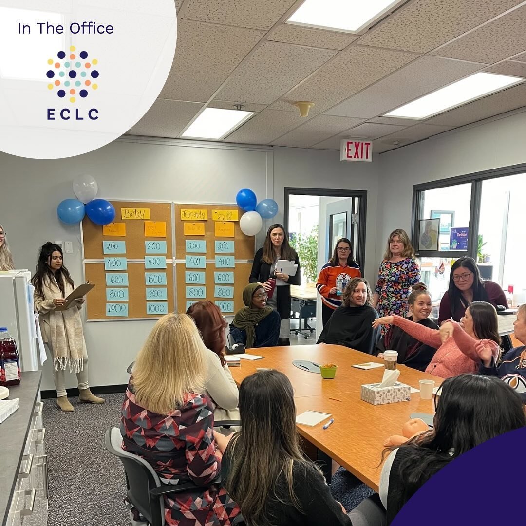 A fun afternoon in the office today spent celebrating Wen!
&nbsp;
Special thanks to the members of ECLC&rsquo;s social committee for helping organize the baby shower filled with fun activities! We wish Wen all the best on her maternity leave! 💜
&nbs