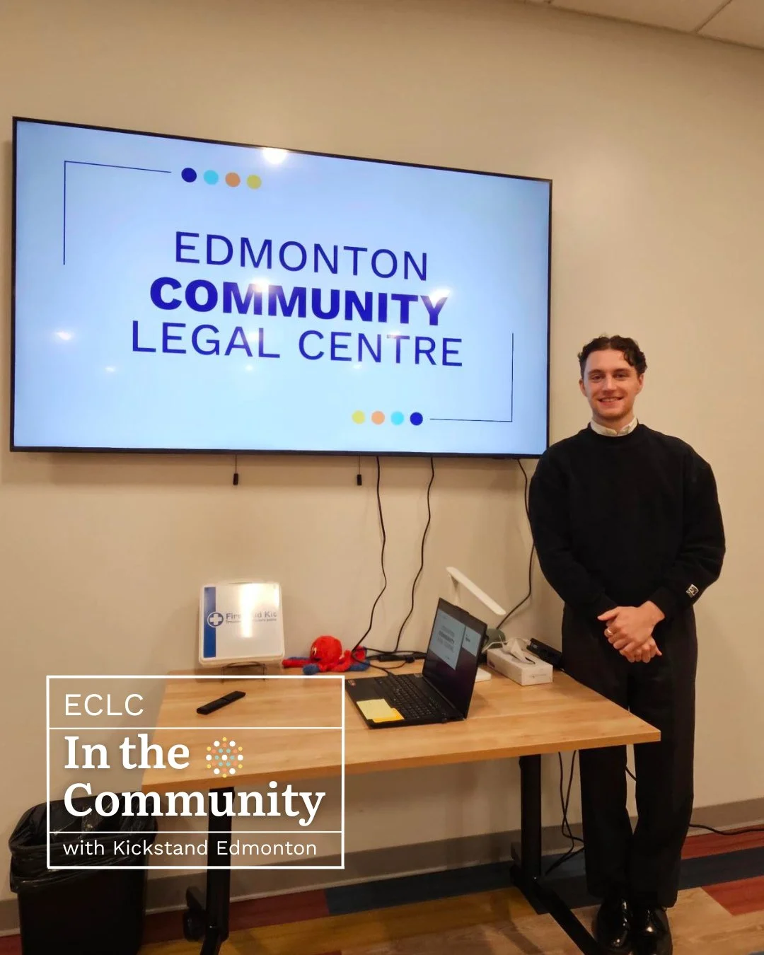 Last week, ECLC had the pleasure of presenting to @mykickstandca so they could learn more about the services ECLC can provide to the community!⁠
⁠
Kickstand offers spaces where young people can hangout, make friends, play games and find free support!