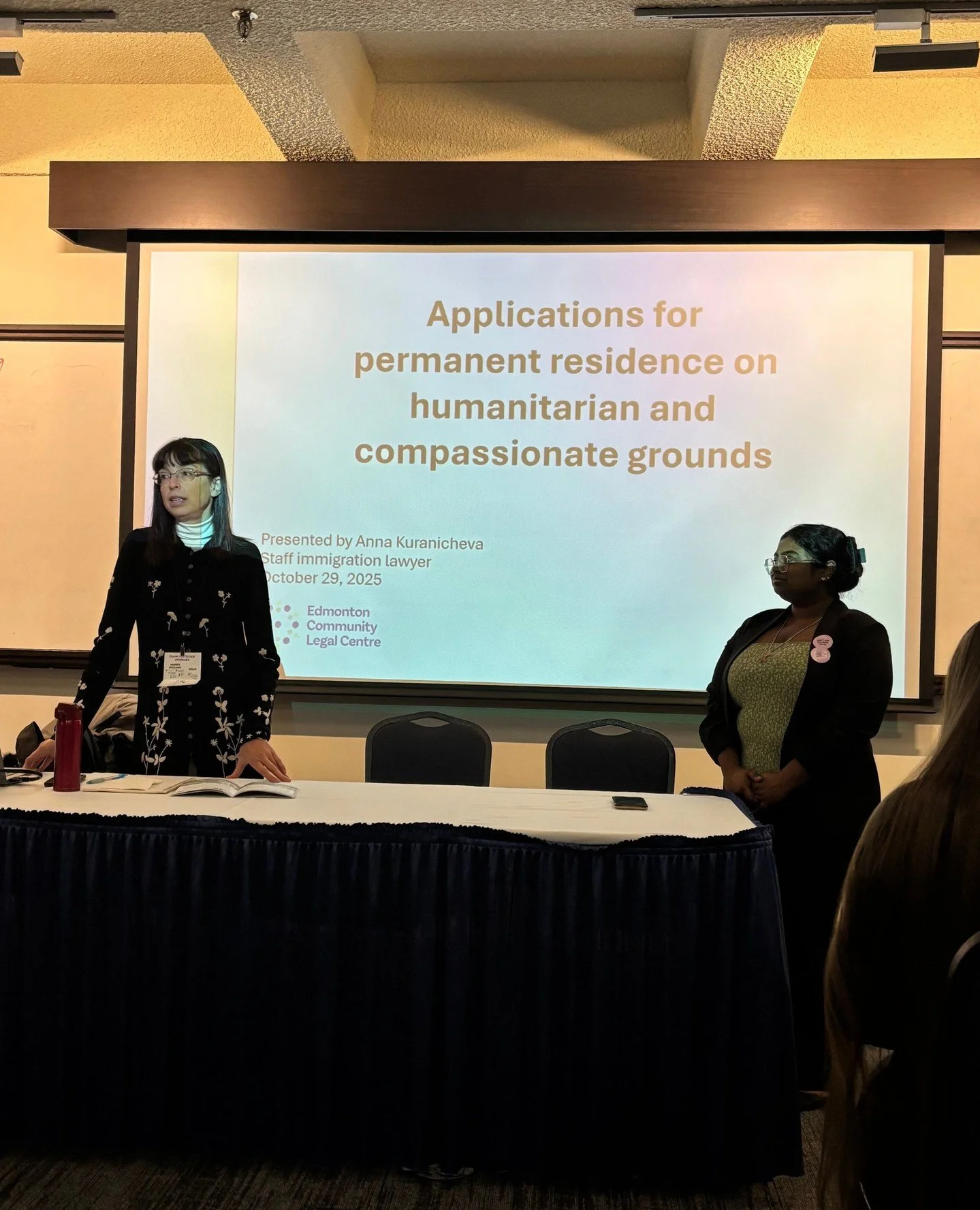 The Immigration team at ECLC was honoured to attend the AAISA Settlement &amp; Integration Conference last week, where we led a workshop on Applications for Permanent Residence on Humanitarian and Compassionate Grounds.⁠
⁠
This inspiring conference b
