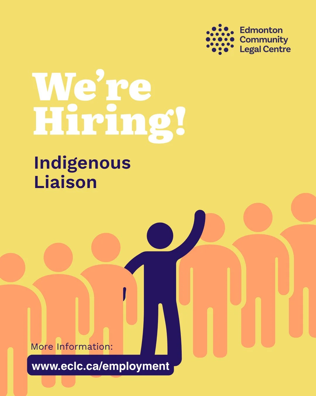 The ECLC is happy to announce that we are looking for an Indigenous Liaison to join our team - this new position will help further support the advancement of ECLC's mission, vision, and values. ⁠
⁠
Interested candidates are asked to review the postin