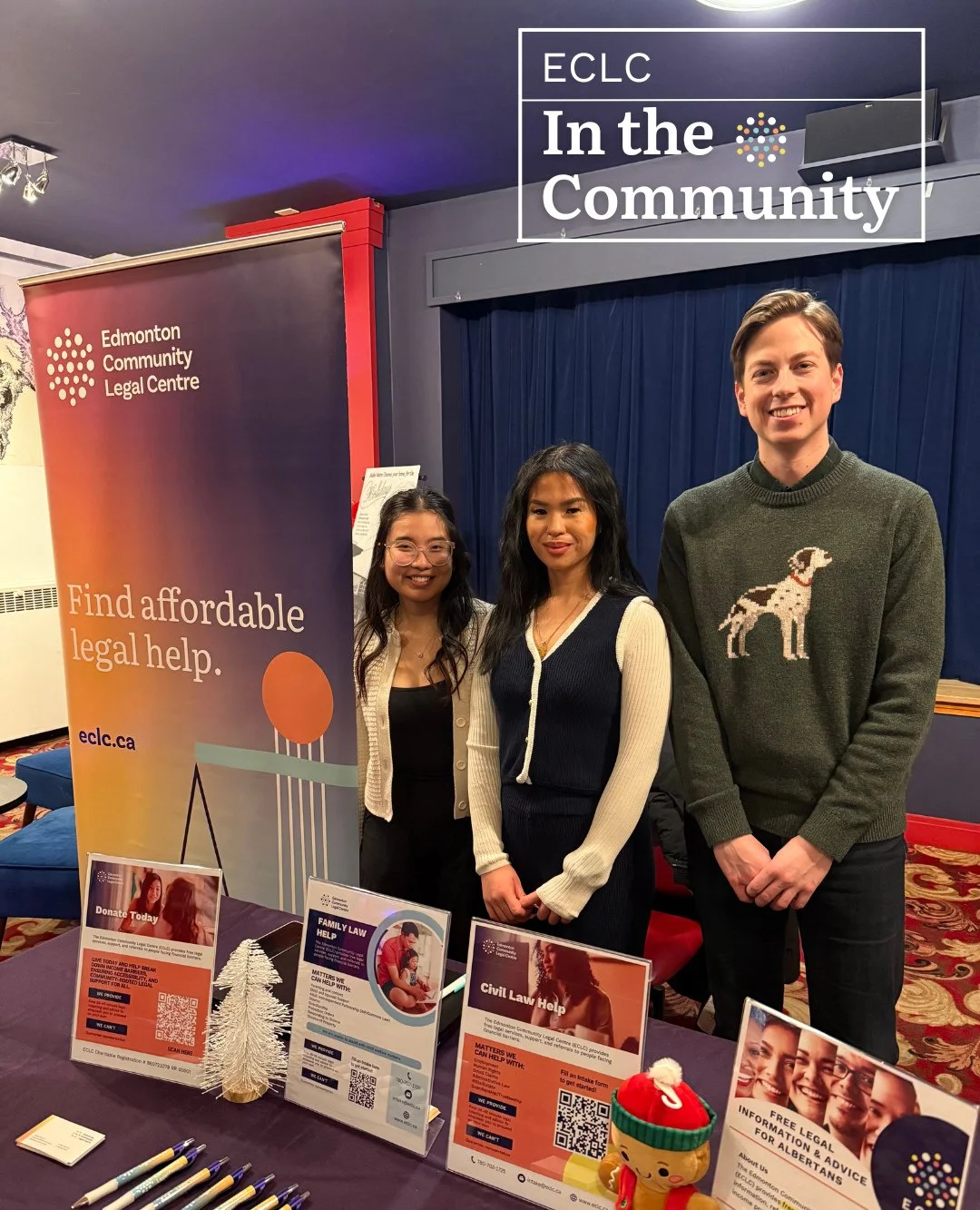 Last Friday, ECLC was thrilled to join guest programmer Austin from Reynolds Mirth Richards &amp; Farmer LLP at Metro Cinema! We hosted a booth where members of the public could learn more about the services ECLC offers.⁠
⁠
As part of their guest pro