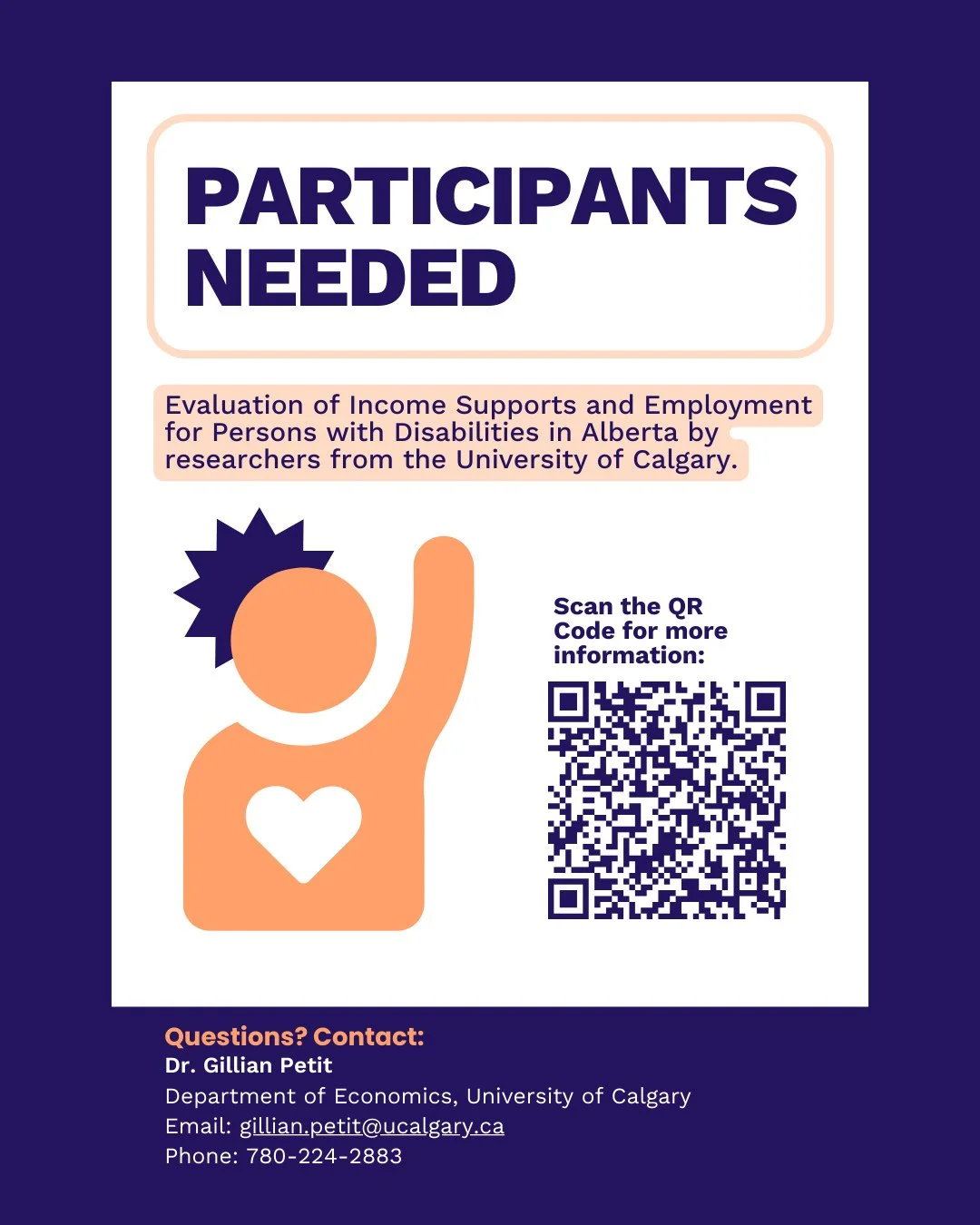 Did you know?⁠
The University of Calgary is conducting a study on Income Supports and Employment for Persons with Disabilities in Alberta. This research examines the impact of ADAP and related employment impacts on income assistance clients and perso