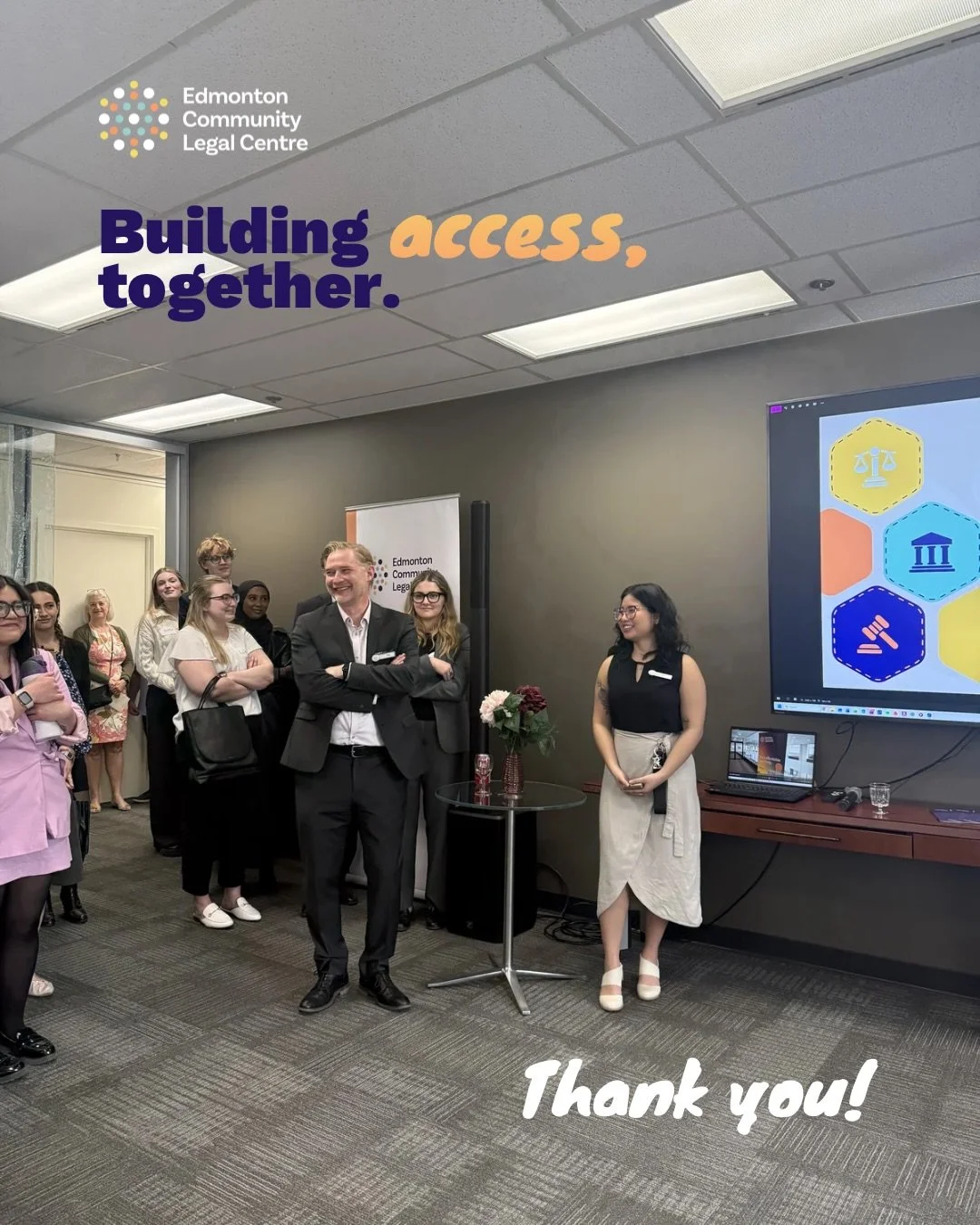 A very warm thank you to everyone who was able to join us yesterday evening at our Building Access Together event where we got to share with you all our newly expanded office space, and share with you highlights of the work staff, students, and volun