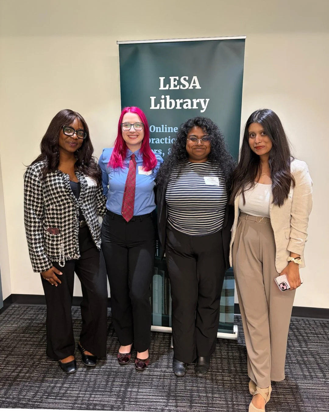 Last Friday, Articling students Ore, Jill, Eunice, along with summer law clerk Amanda, participated in LESA's Family Law Essentials program. They delved into key developments in family law, gained practical insights, and honed their advocacy and prac