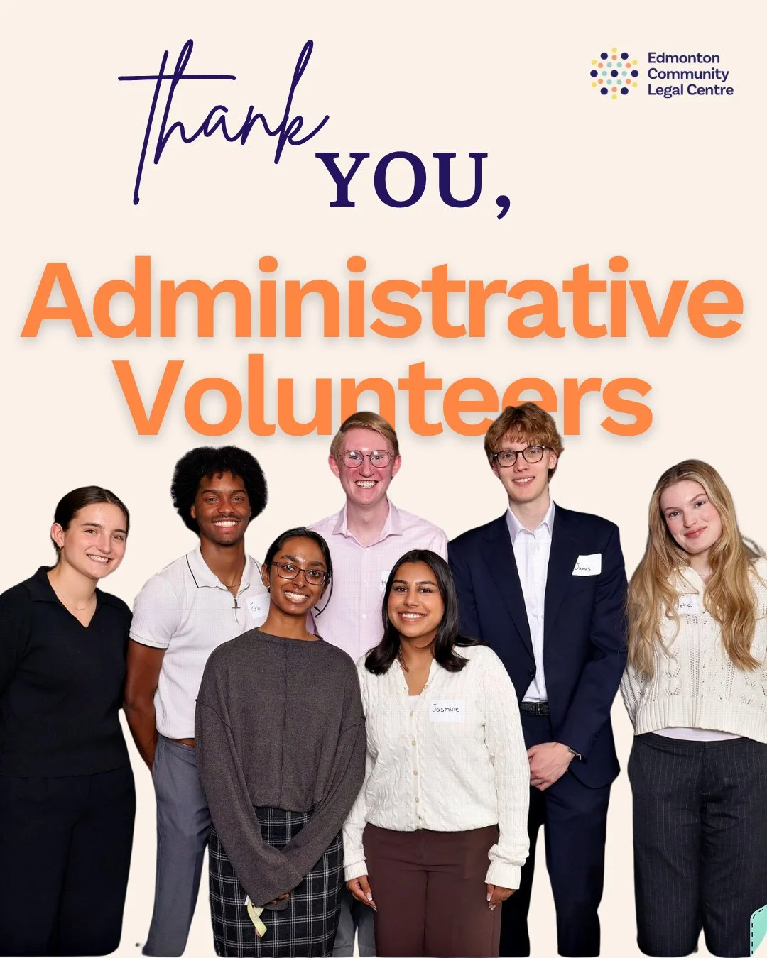 Did you know? We&rsquo;re fortunate to have an incredible group of volunteers who are passionate about justice and pursuing careers in law. Each week, they generously dedicate their time to support our work in meaningful ways.⁠
⁠
From preparing clien