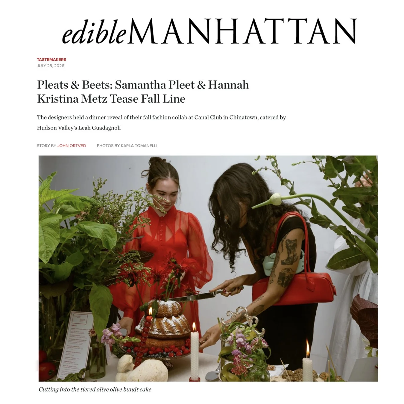 Edible Manhattan