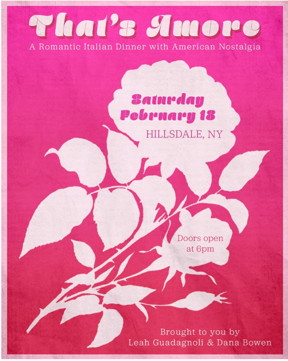 That's Amore: A Romantic Italian Dinner with American Nostalgia