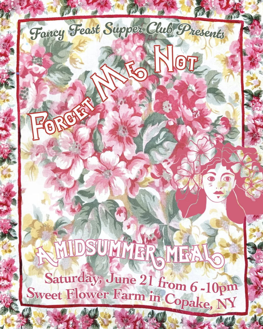 Forget Me Not: A Midsummer Meal at Sweet Flower Farm