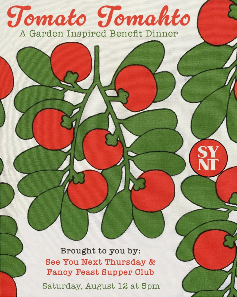 Tomato Tomahto to benefit SYNT