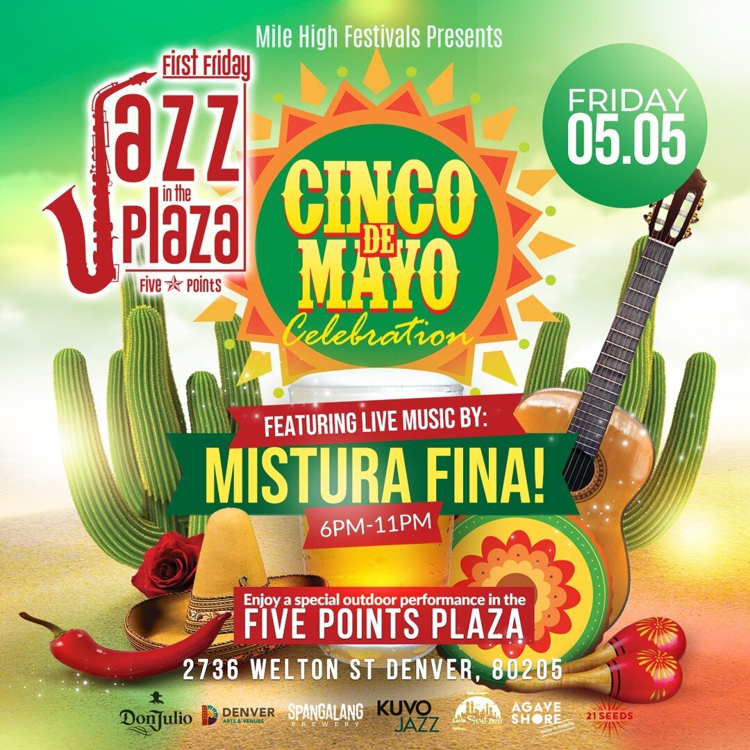 Join us this Friday and Saturday in the plaza for a weekend Cinco de Mayo celebration featuring Latin Jazz, FREE Dance Lessons from @artistico.dance, tequila tastings with @agaveshore, cerveza specials and more!

#latinjazz #harlemofthewest #spangala