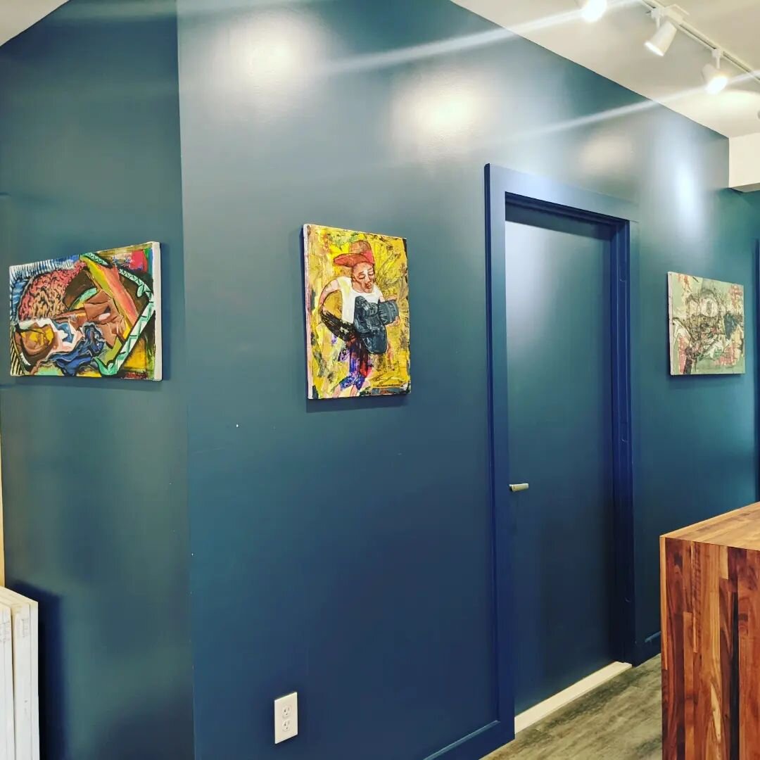 Thrilled to have art from @natebgoodman gracing our walls for a bit! 

How lucky are we to have friends and members willing to share their creativity with us at a moment's notice?

#CoworkingLife 
#localartist
#artofinstagram