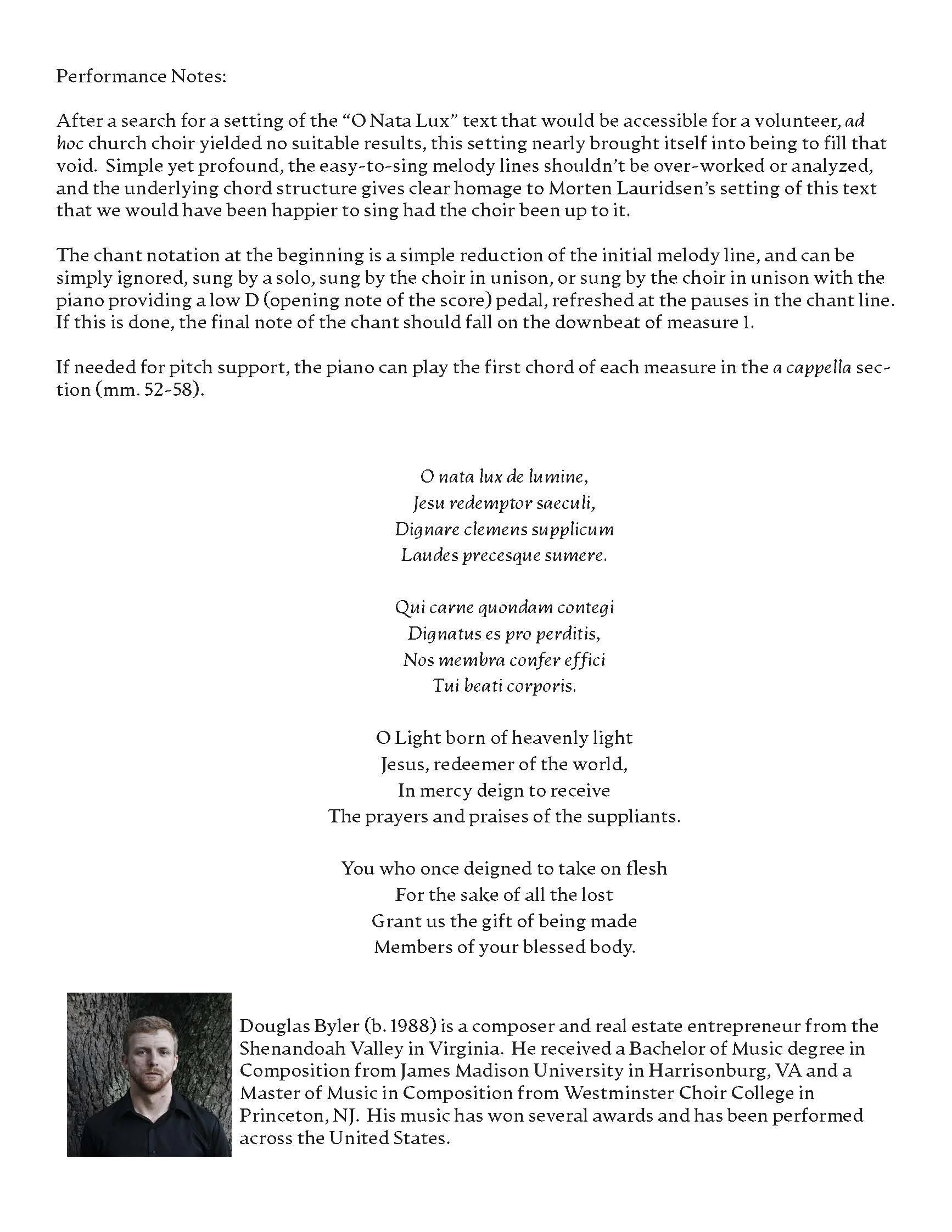 Shop Music Douglas Byler Composer