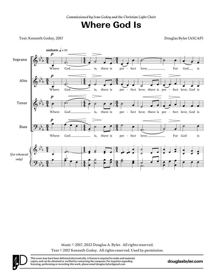 Shop Music Douglas Byler Composer