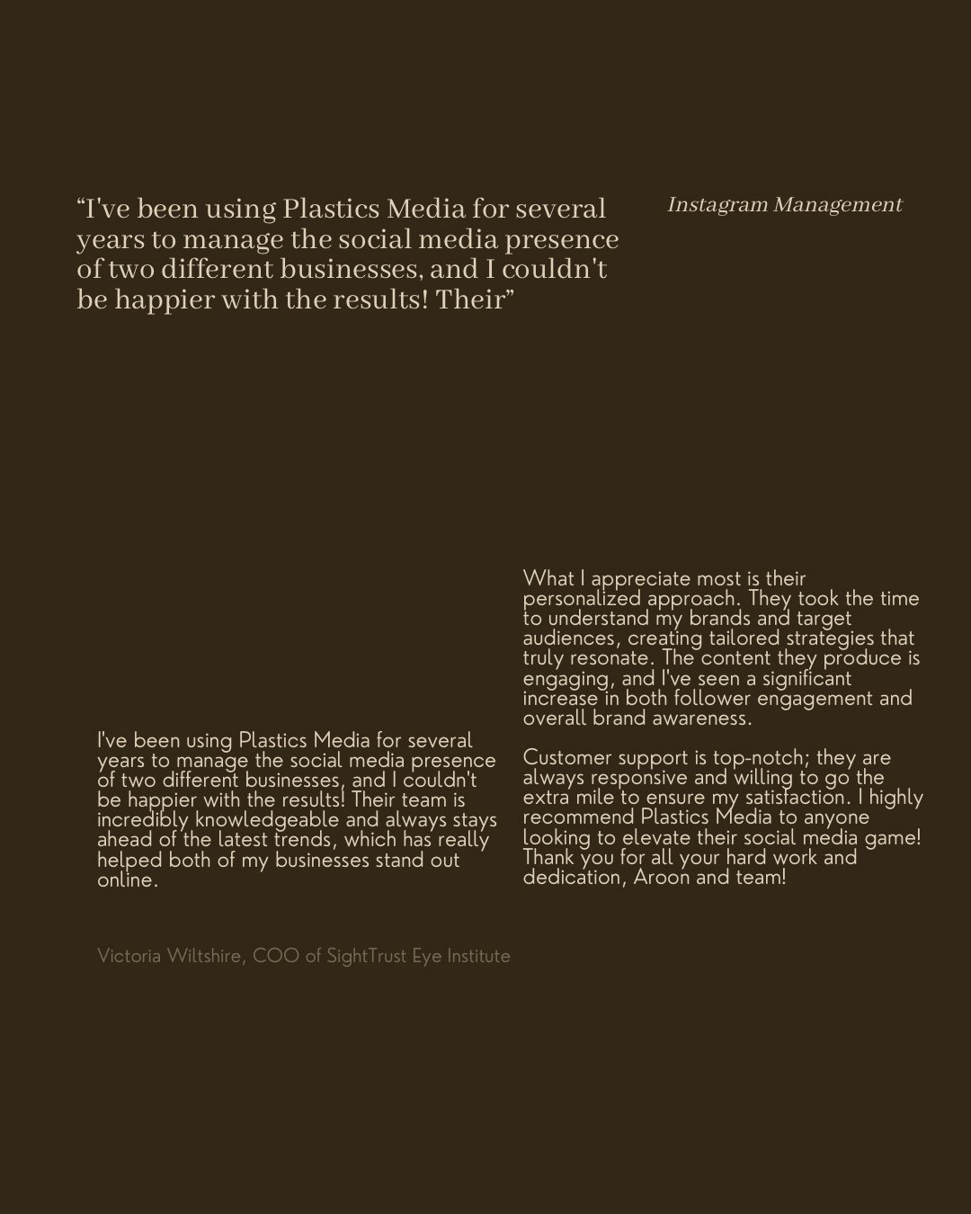 WE LOVE OUR CLIENTS! 

📍SOUTH FLORIDA &amp; East Coast
💉Full Service Social Media Management Agency, Focused on Aesthetics

[Instagram management, content creation, web design, flyer design ]

🖱️www.Plastics-Media.com

#medspamarketing #miamispama