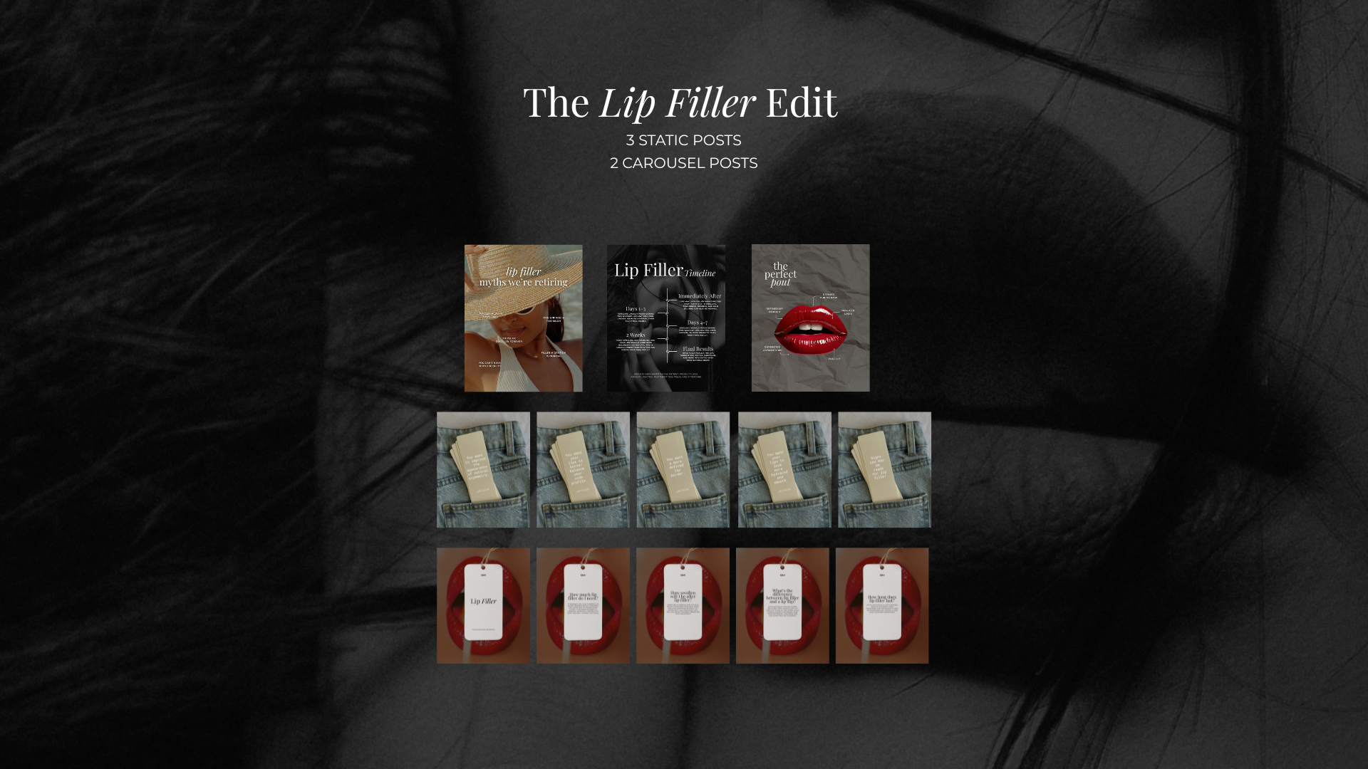 Introducing The Edit: Premium Social Media Templates for Med Spas, Injectors, and Aesthetic Practices