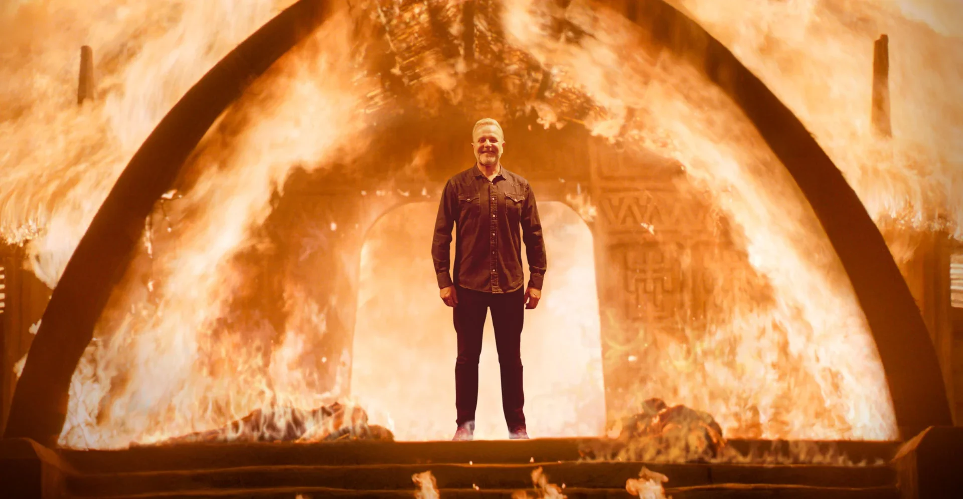 Michael on Game of Thrones set