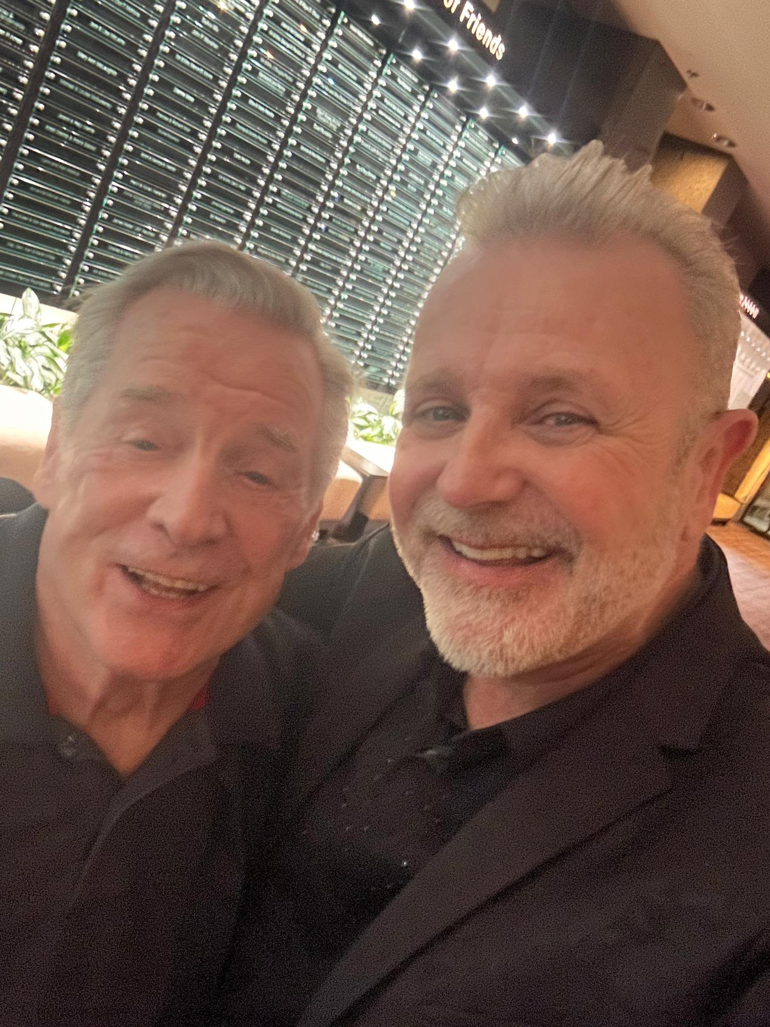 got to perform for one of my heroes tonight. gave me my first job in theatre. 30 years later we are still laughing. 88 years old and flyin it. Larry Flynn.