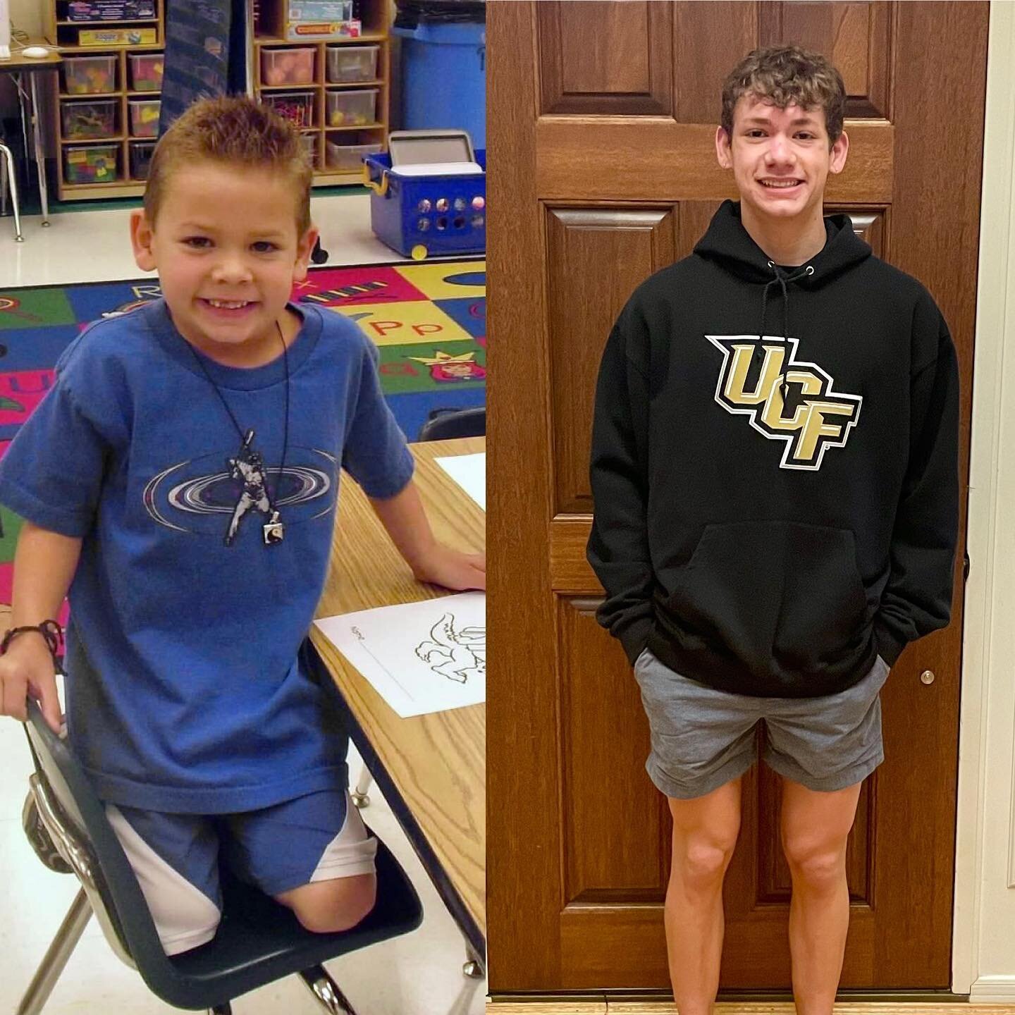 It&rsquo;s so surreal that my baby is now graduating! Here is his first day of school and last day of school - there was never a day he didn&rsquo;t take full advantage of! ❤️ So proud of the man he has become!