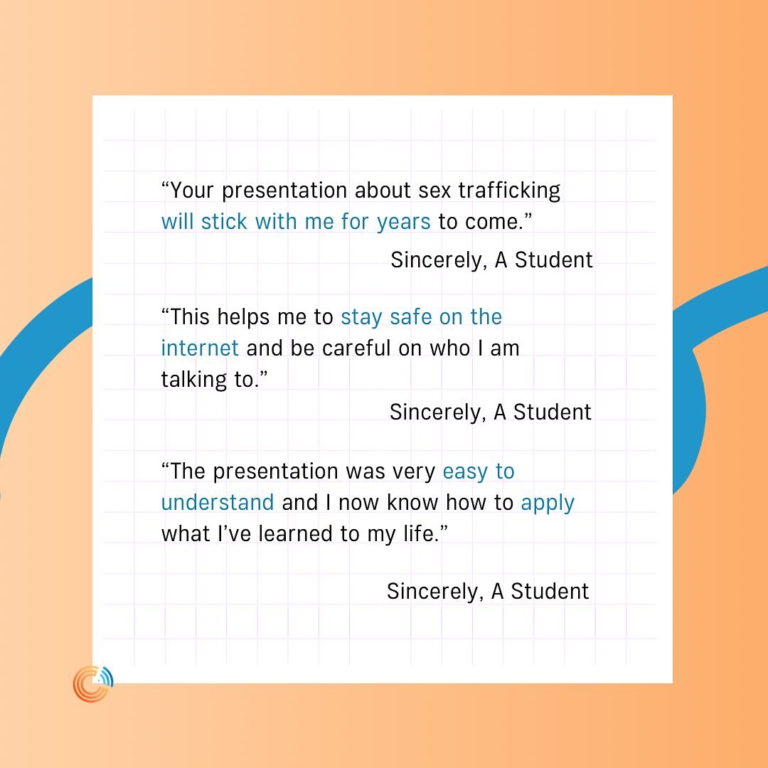 ✨What is the impact of C.A.S.T.&rsquo;s Power Over Predators (POP) prevention curriculum?✨

💙&nbsp;The impact (according to students, themselves):

✅&nbsp;Students feel encouraged to &ldquo;use their voice&rdquo; to speak up and help others

✅&nbsp;