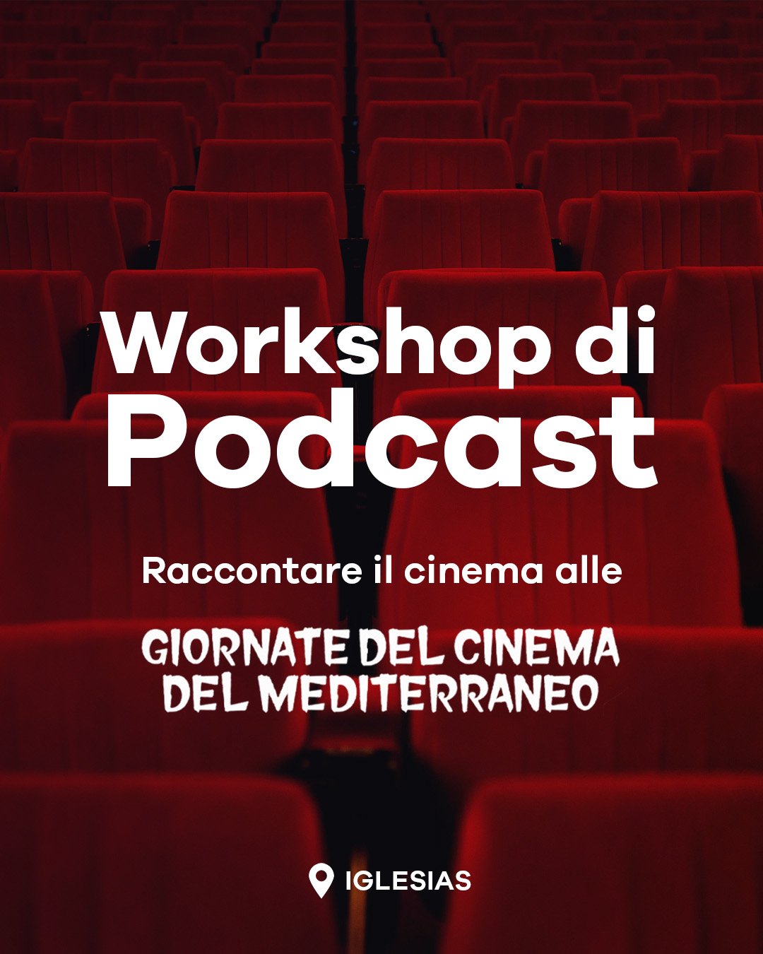 In occasione delle Giornate del Cinema del Mediterraneo @cinema.med.iglesias - rassegna che porta a Iglesias film in anteprima dedicati a lavoro, ambiente, migrazioni e giustizia sociale, il festival ospita @cinemaselvaggio.podcast per un laboratorio